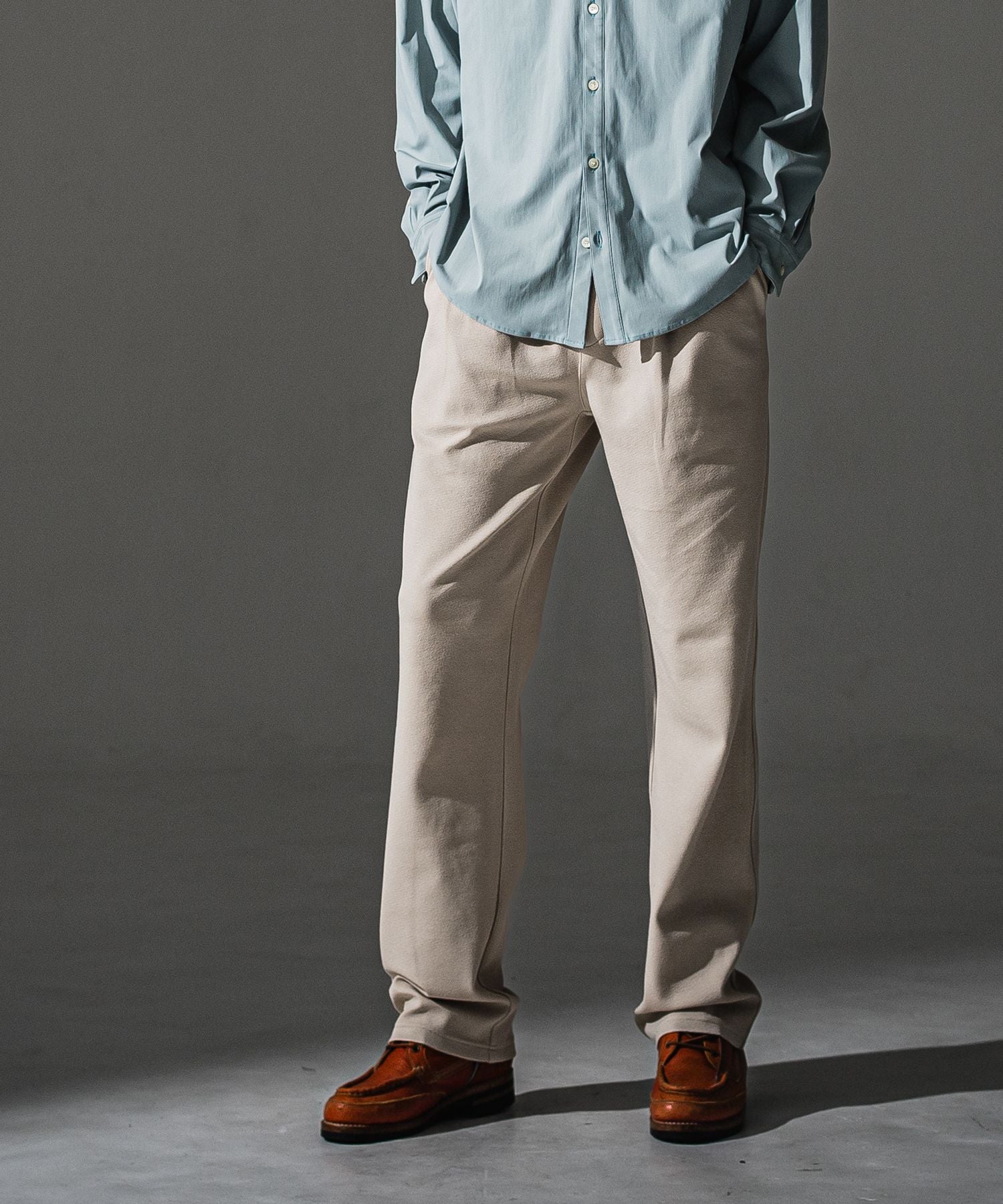 RESOUND CLOTHING リサウンドクロージング CHRIS EASY WIDE TUCK PANTS RC41-ST-016WT BBEIGE