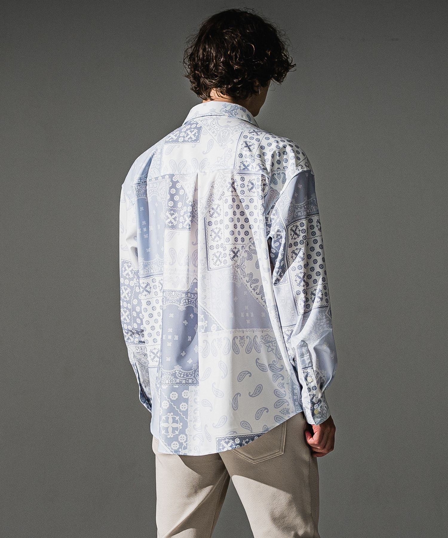RESOUND CLOTHING リサウンドクロージング BANDANA JACKSHIRTS RC41-SH-002 WHBANDANA