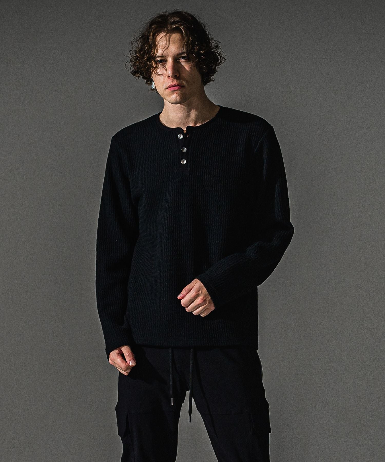 RESOUND CLOTHING リサウンドクロージング KNT HENRY RC41-C-001 BLACK