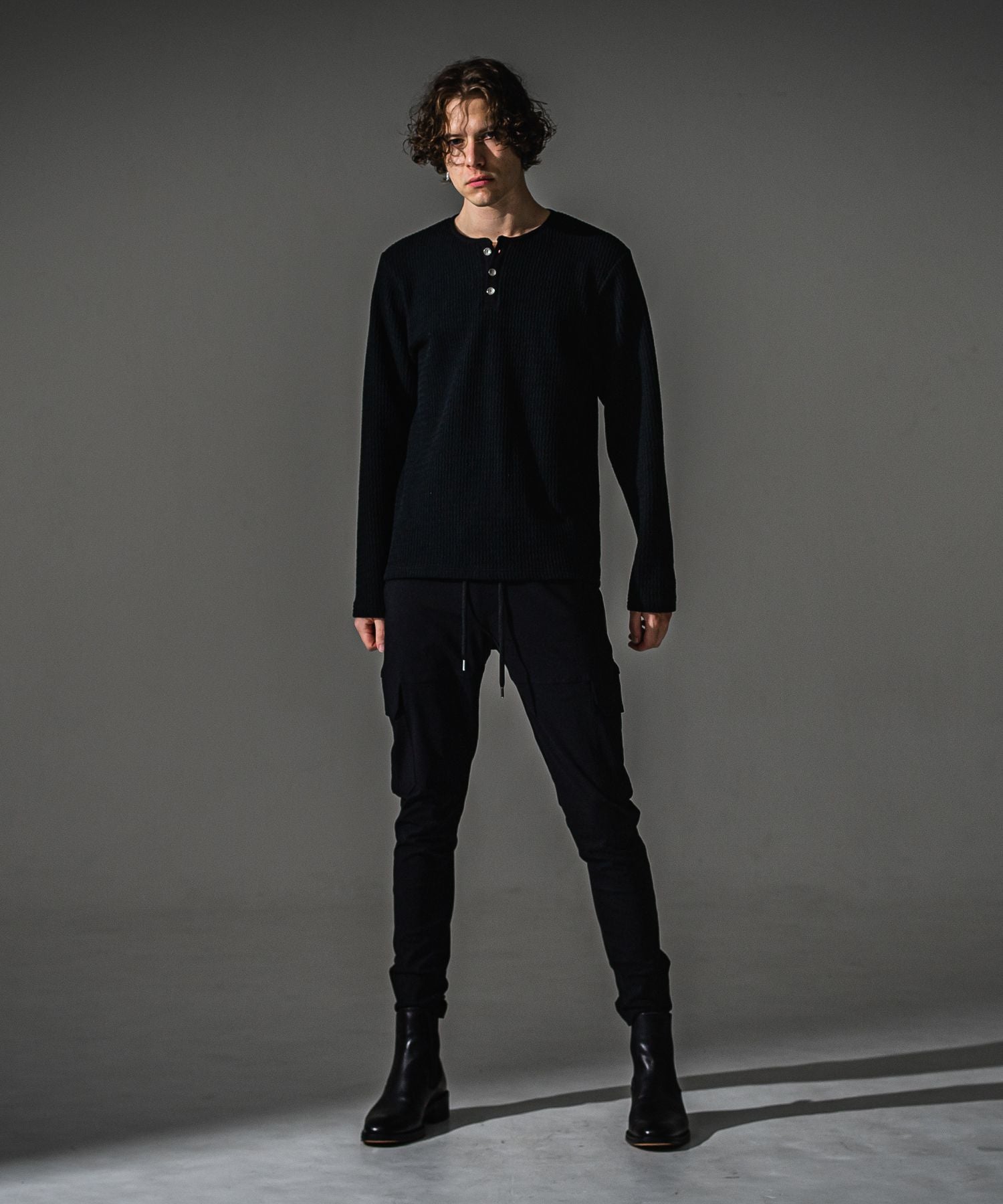 RESOUND CLOTHING リサウンドクロージング KNT HENRY RC41-C-001 BLACK