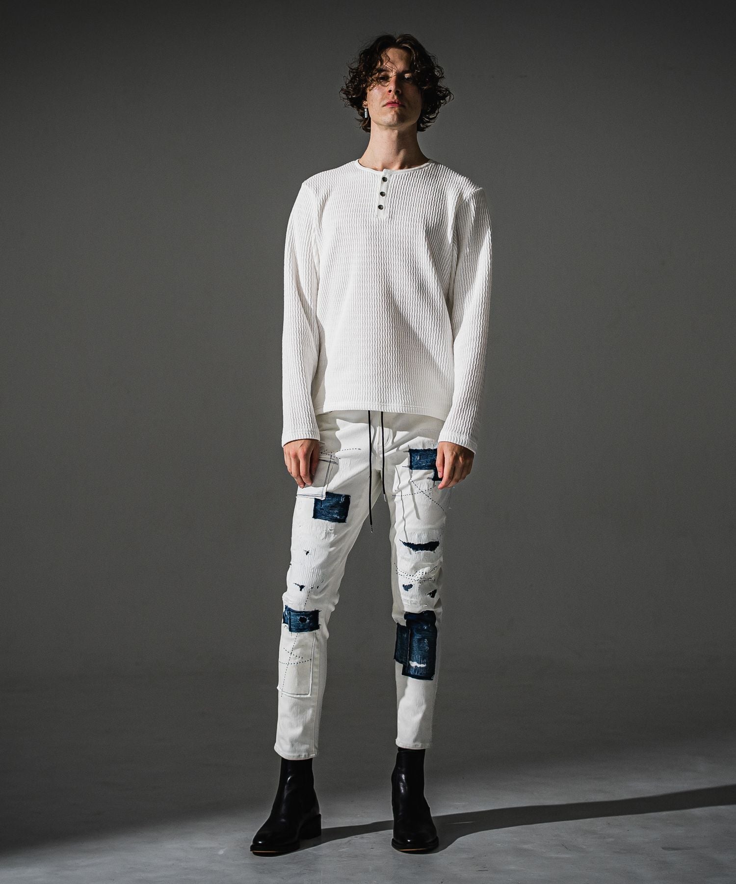 RESOUND CLOTHING リサウンドクロージング KNT HENRY RC41-C-001 WHITE