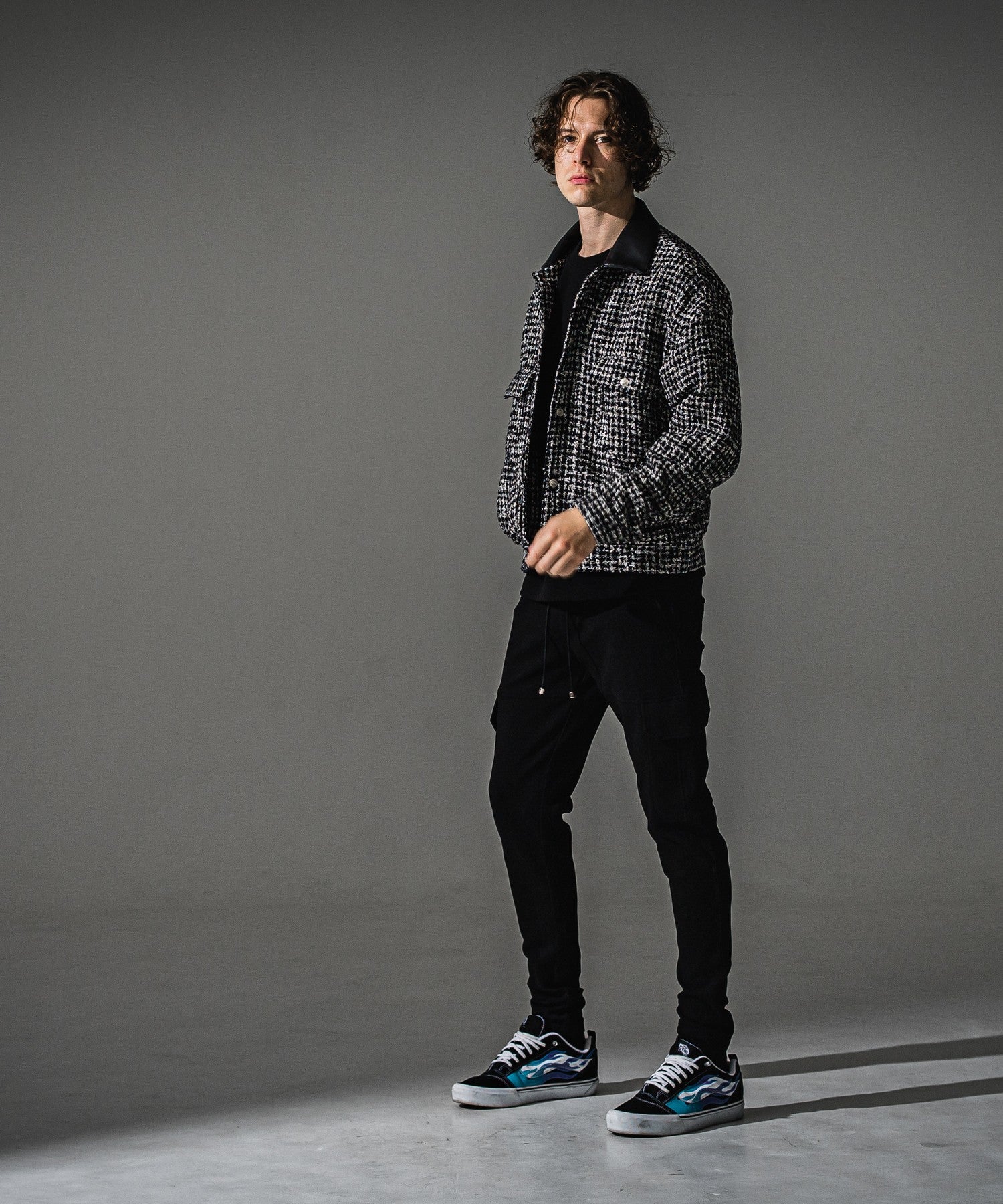 RESOUND CLOTHING リサウンドクロージング light blister trainer RC41-C-003 BLACK