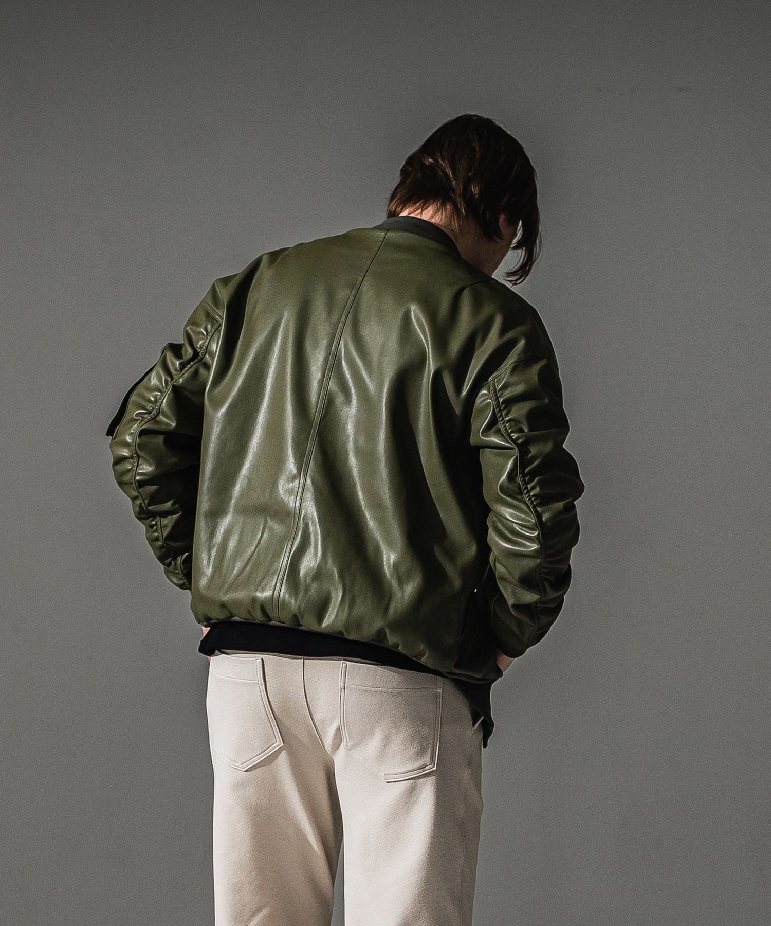 RESOUND CLOTHING リサウンドクロージング David JACKET RC41-JK-003 KHAKILEATHER
