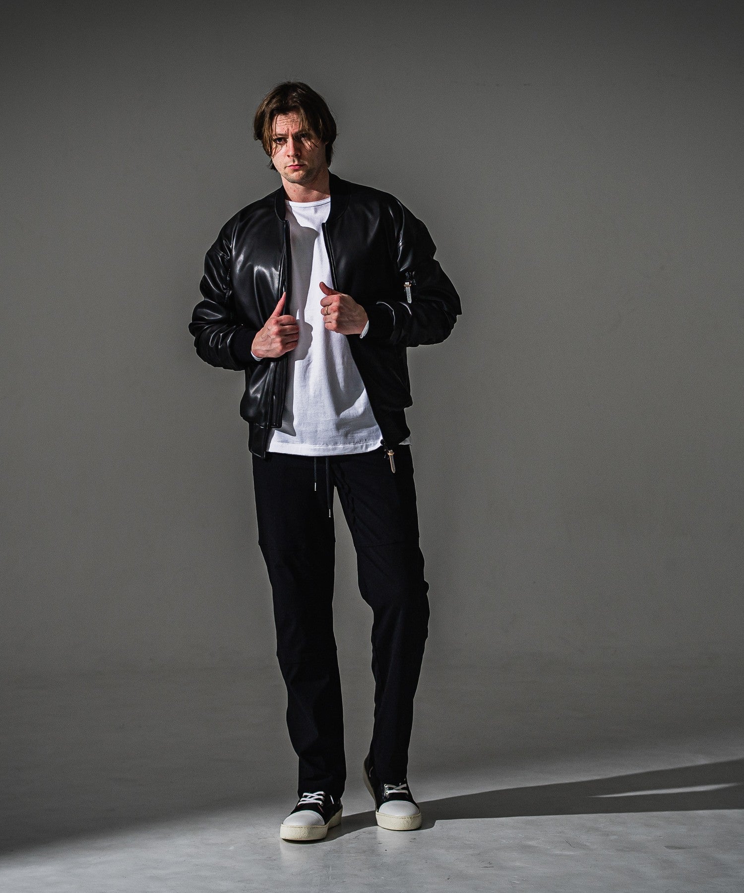 RESOUND CLOTHING リサウンドクロージング David JACKET RC41-JK-003 BKLEATHER