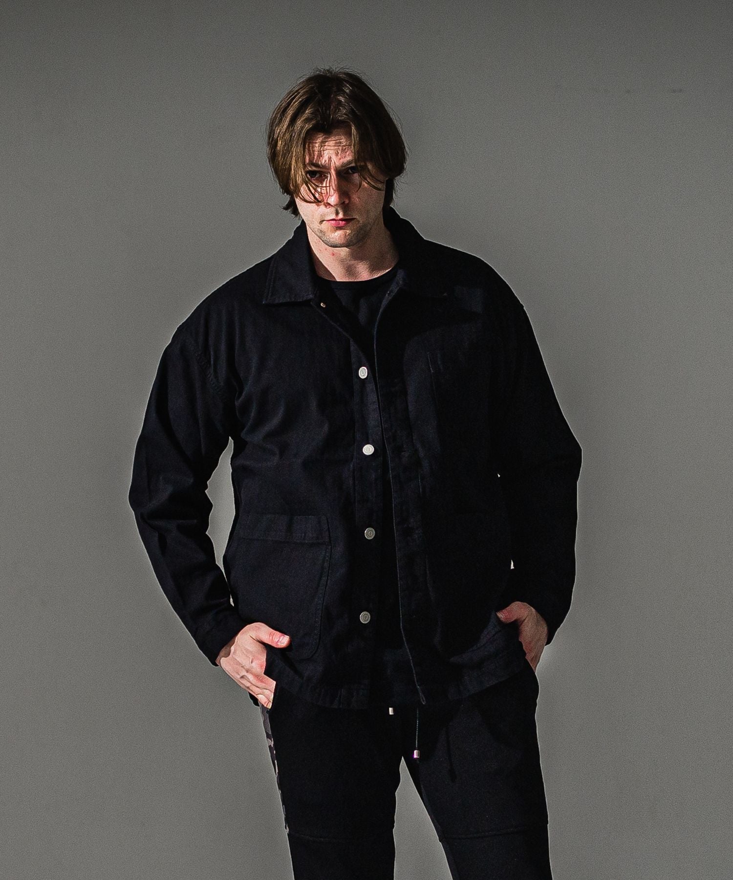 RESOUND CLOTHING リサウンドクロージング RC CAVER ALL RC41-JK-004 BLACK