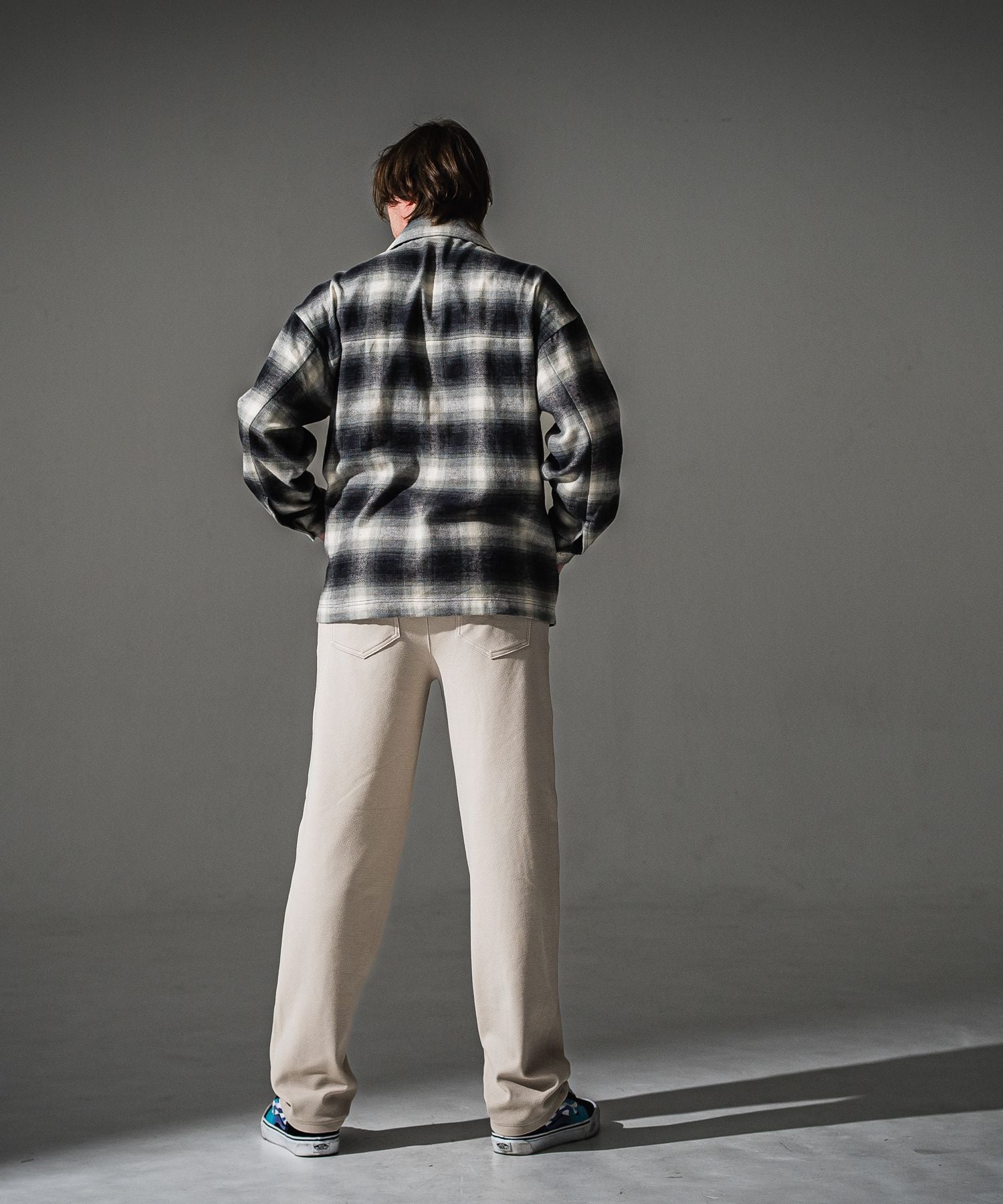 RESOUND CLOTHING リサウンドクロージング flannel check JK RC41-JK-006 BLACK