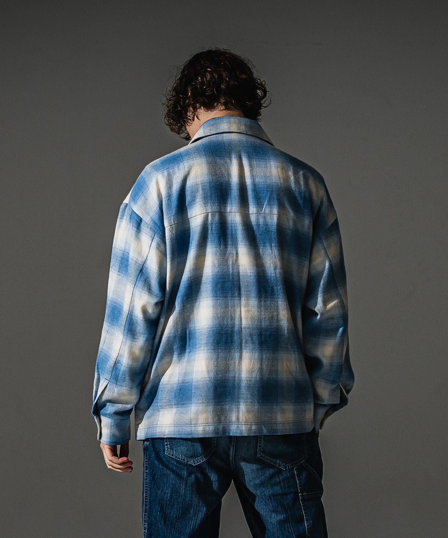 RESOUND CLOTHING リサウンドクロージング flannel check JK RC41-JK-006 SAX