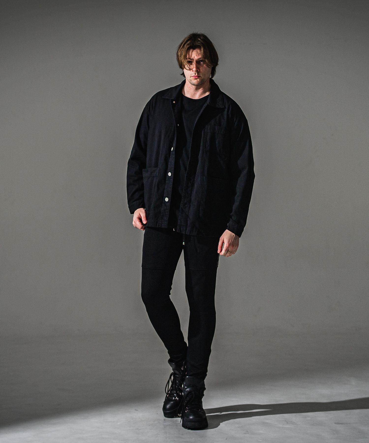 RESOUND CLOTHING リサウンドクロージング RC over longsleave Tee RC41-T-001 BKWH
