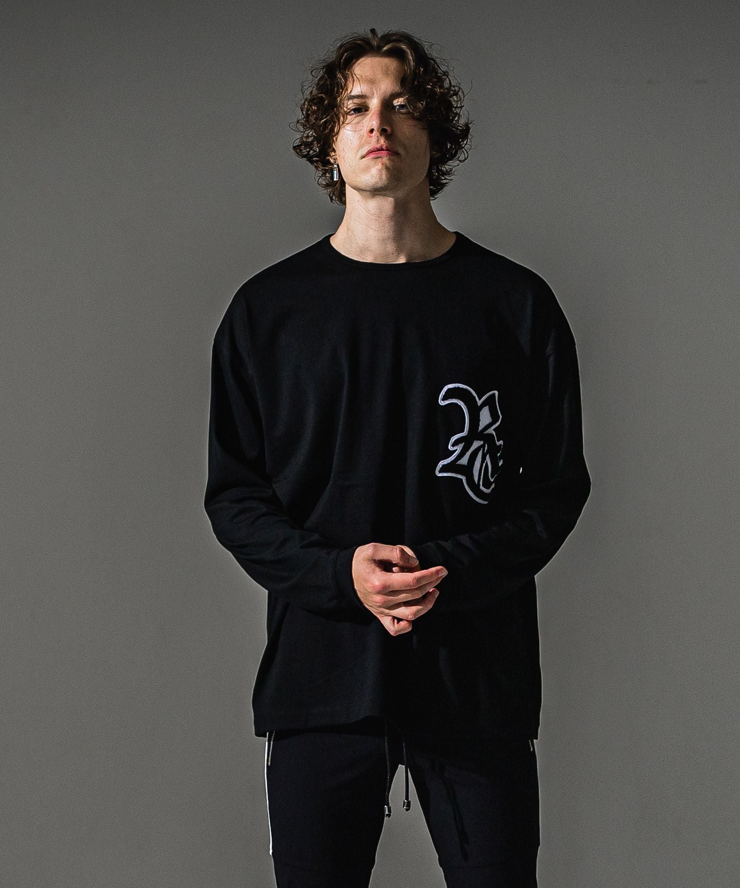 RESOUND CLOTHING リサウンドクロージング RC over longsleave Tee RC41-T-001 BKWH