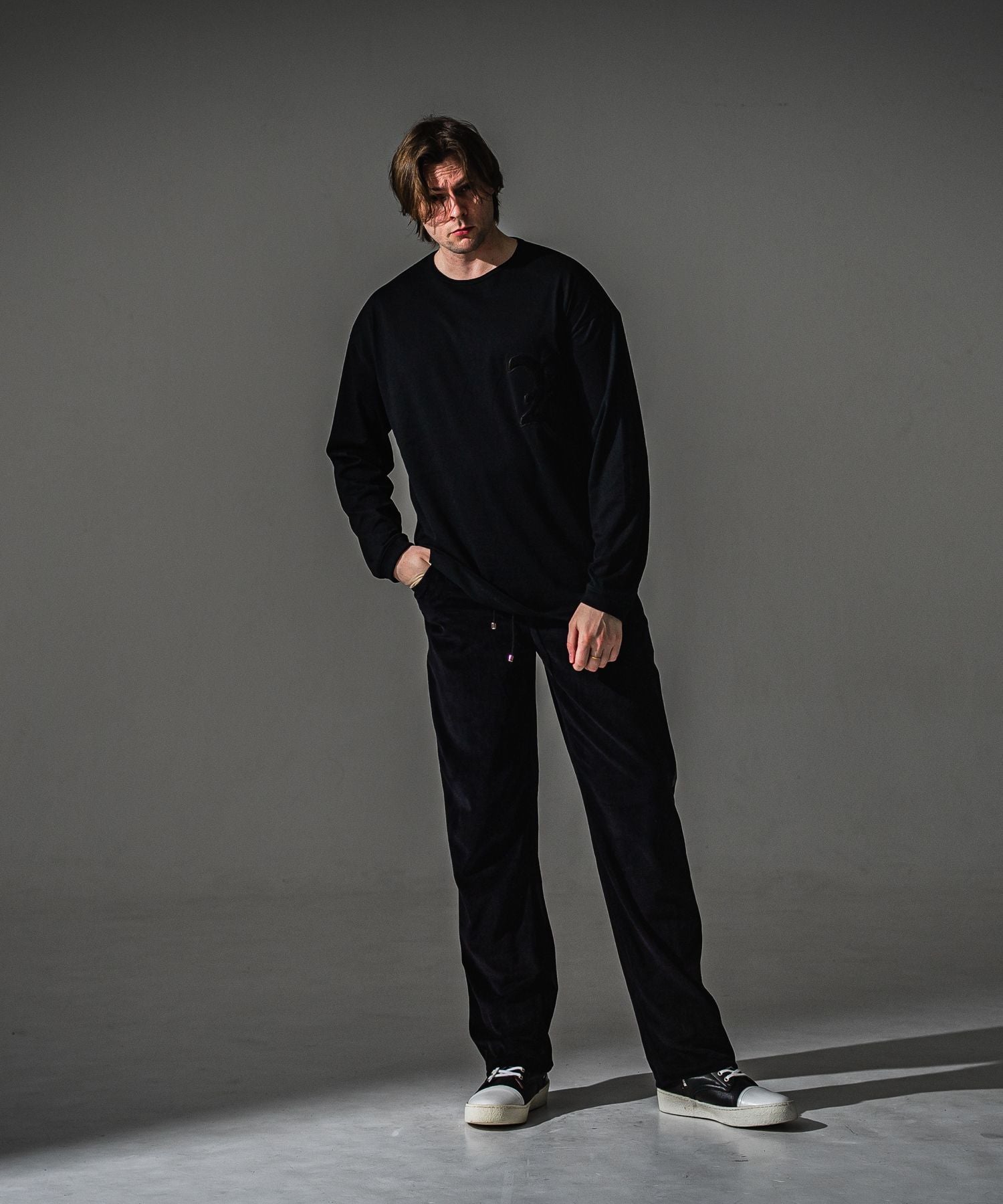 RESOUND CLOTHING リサウンドクロージング RC over longsleave Tee RC41-T-001 BKBK
