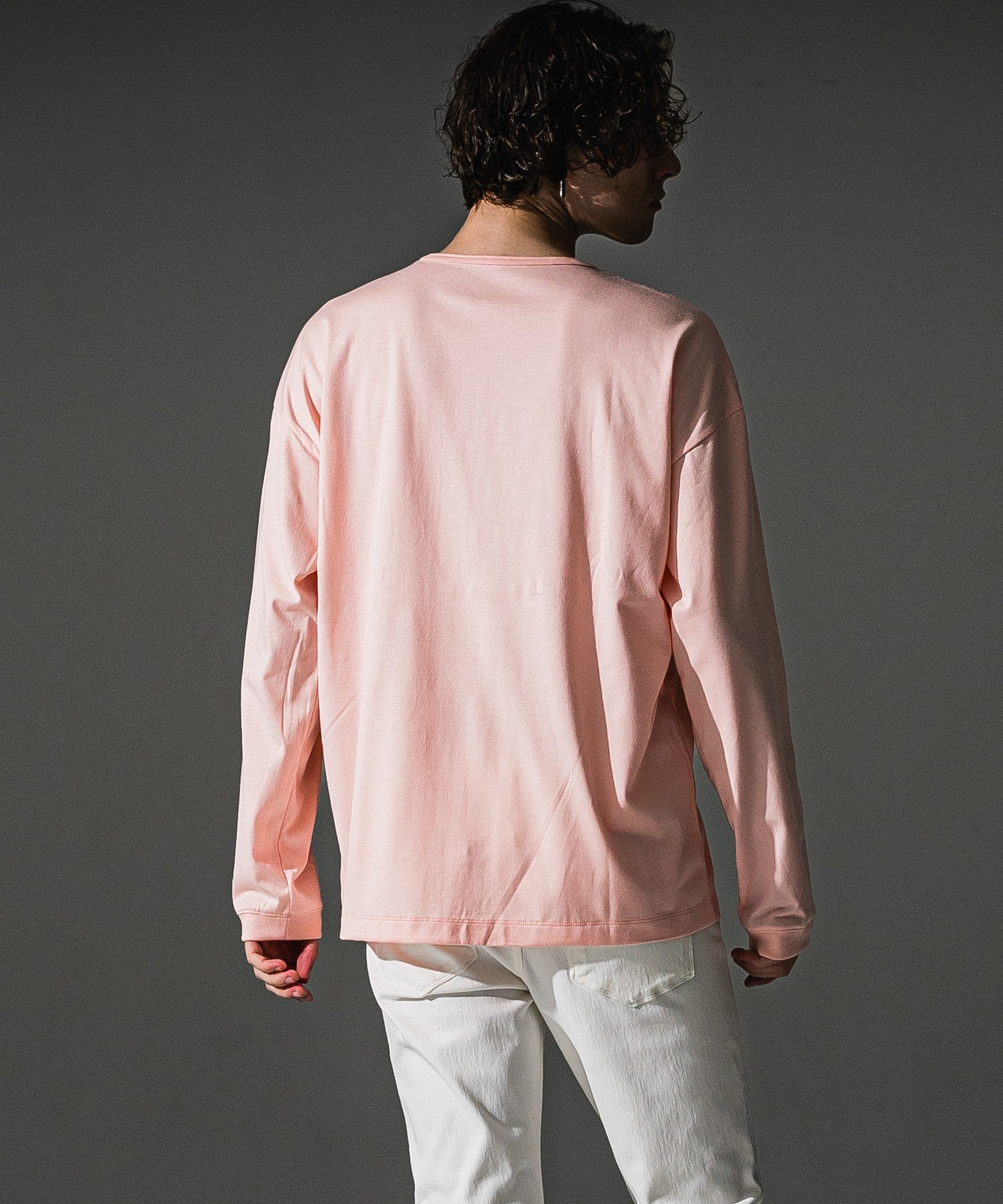 RESOUND CLOTHING リサウンドクロージング uk over longsleave Tee RC41-T-002 PINK