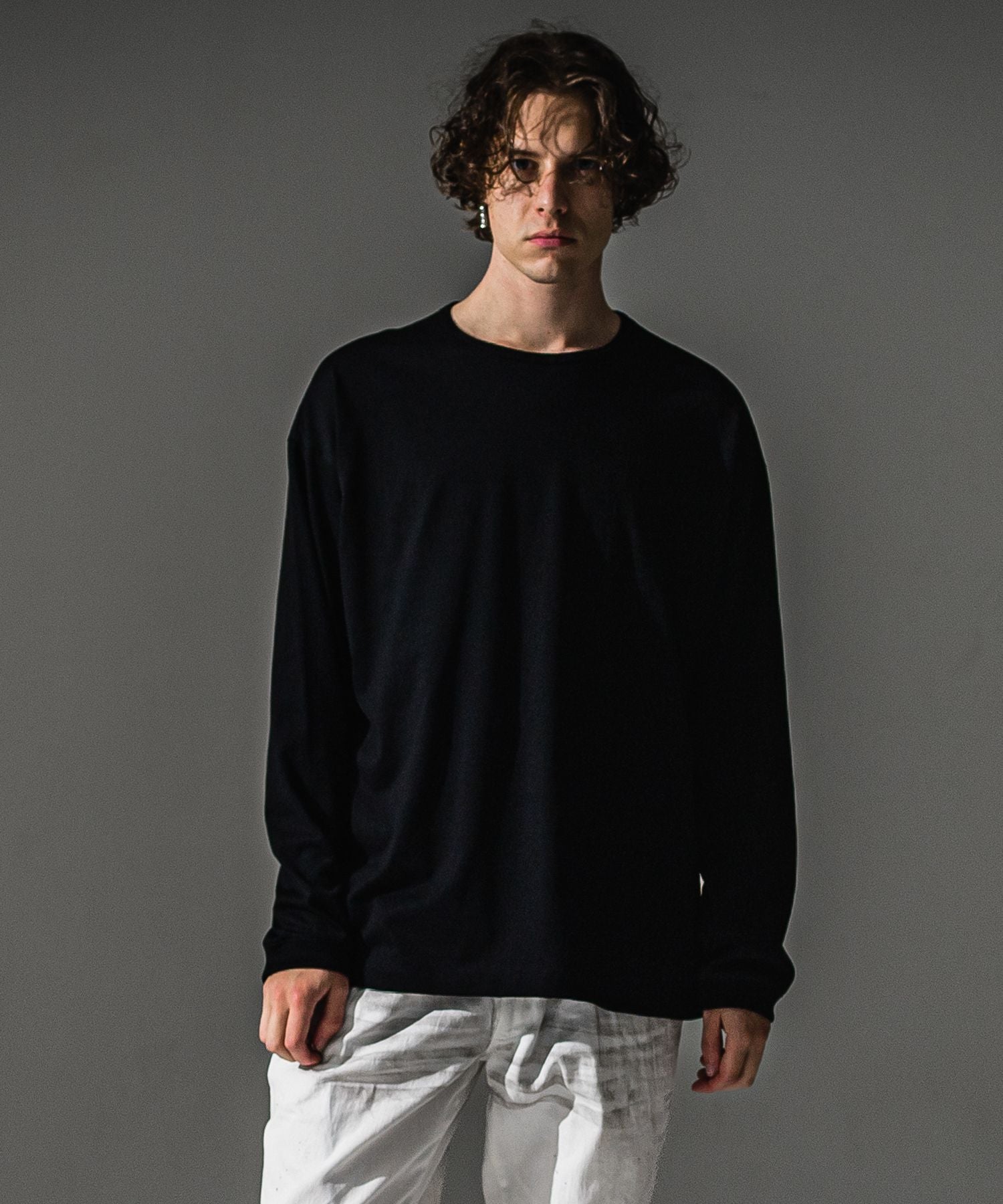 RESOUND CLOTHING リサウンドクロージング PIN ST RC over longsleave Tee RC41-T-003 BLACK