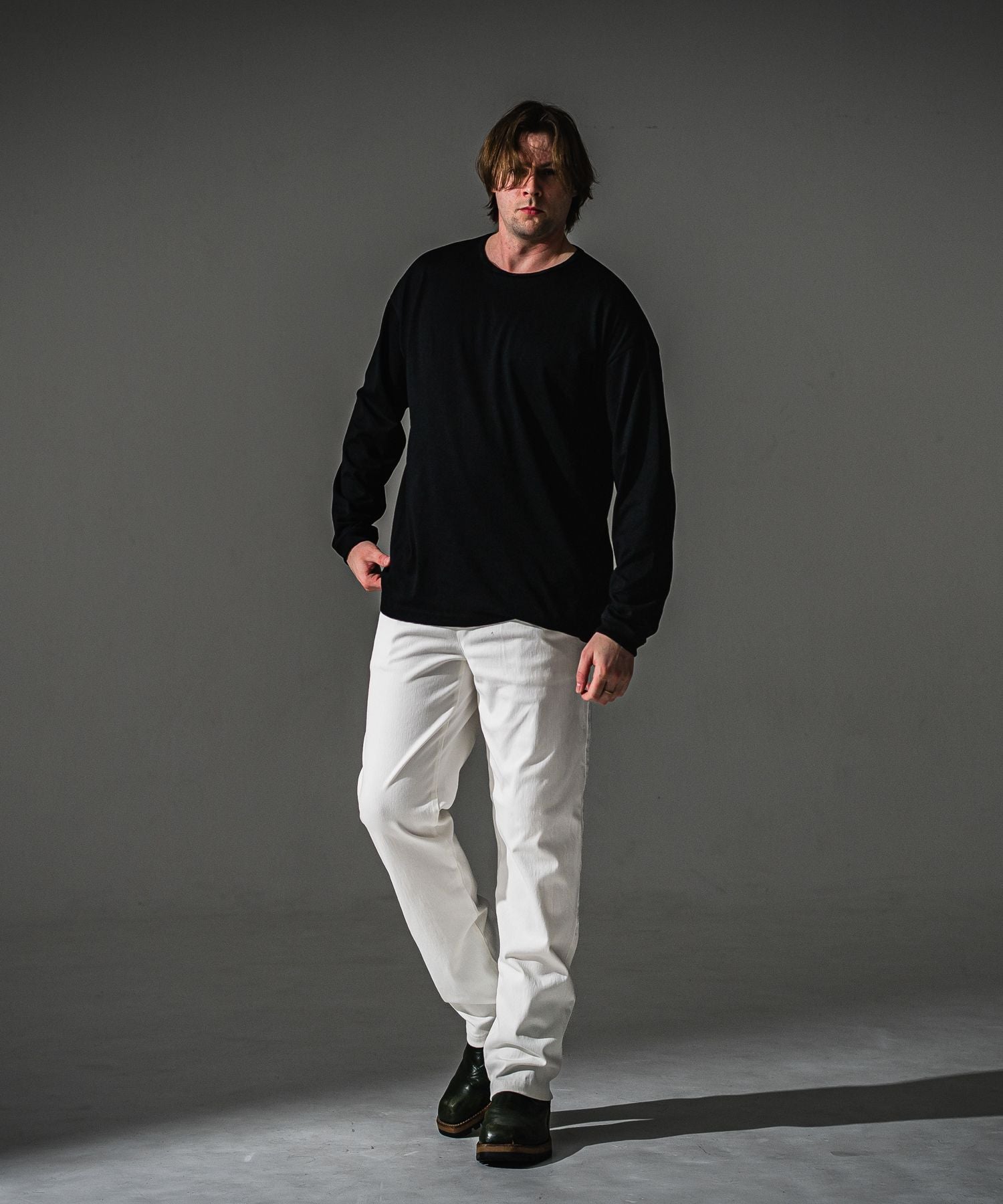 RESOUND CLOTHING リサウンドクロージング PIN ST RC over longsleave Tee RC41-T-003 BLACK
