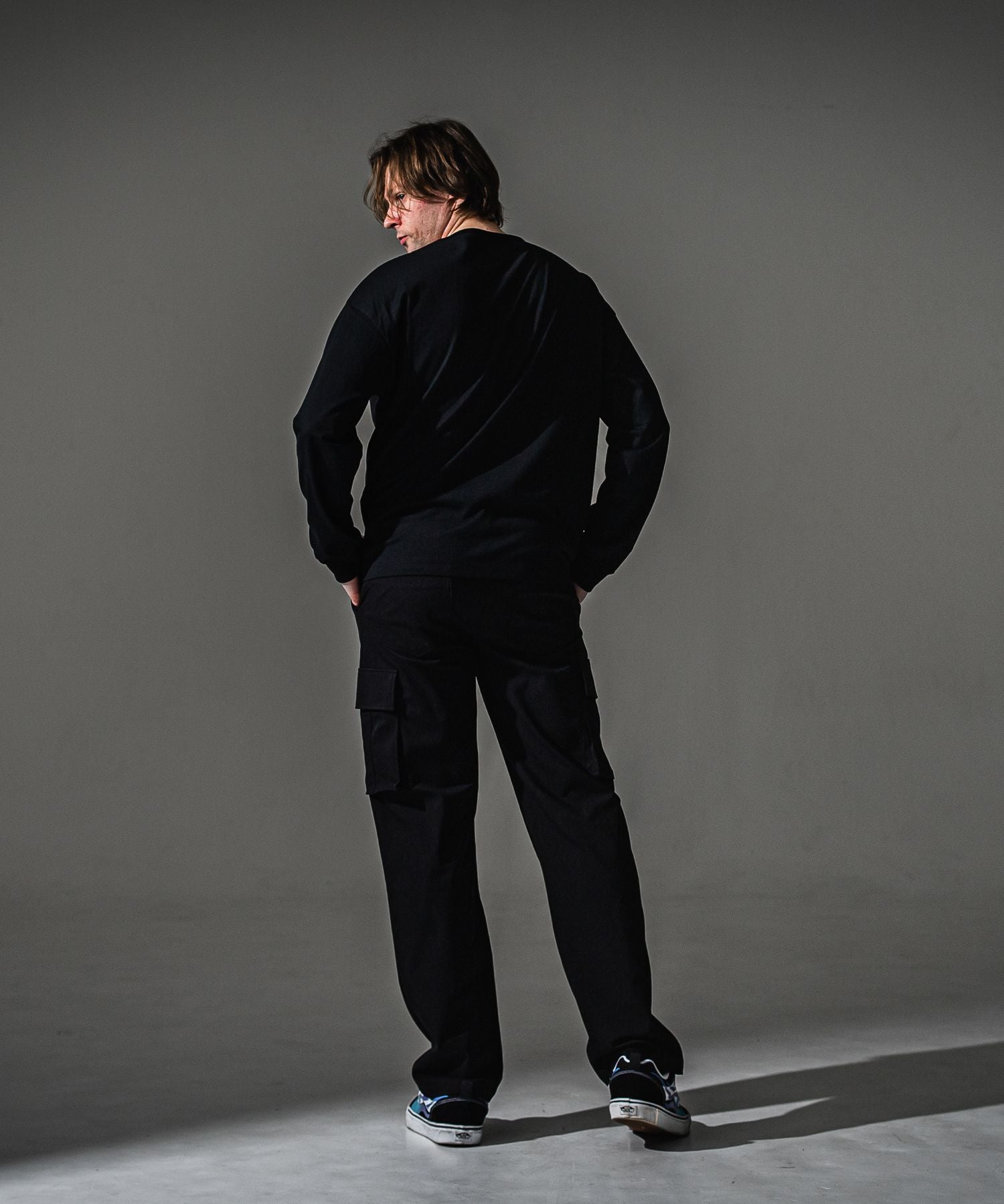 RESOUND CLOTHING リサウンドクロージング OVER HENRY LONGSLEAVE RC41-T-004 BLACK