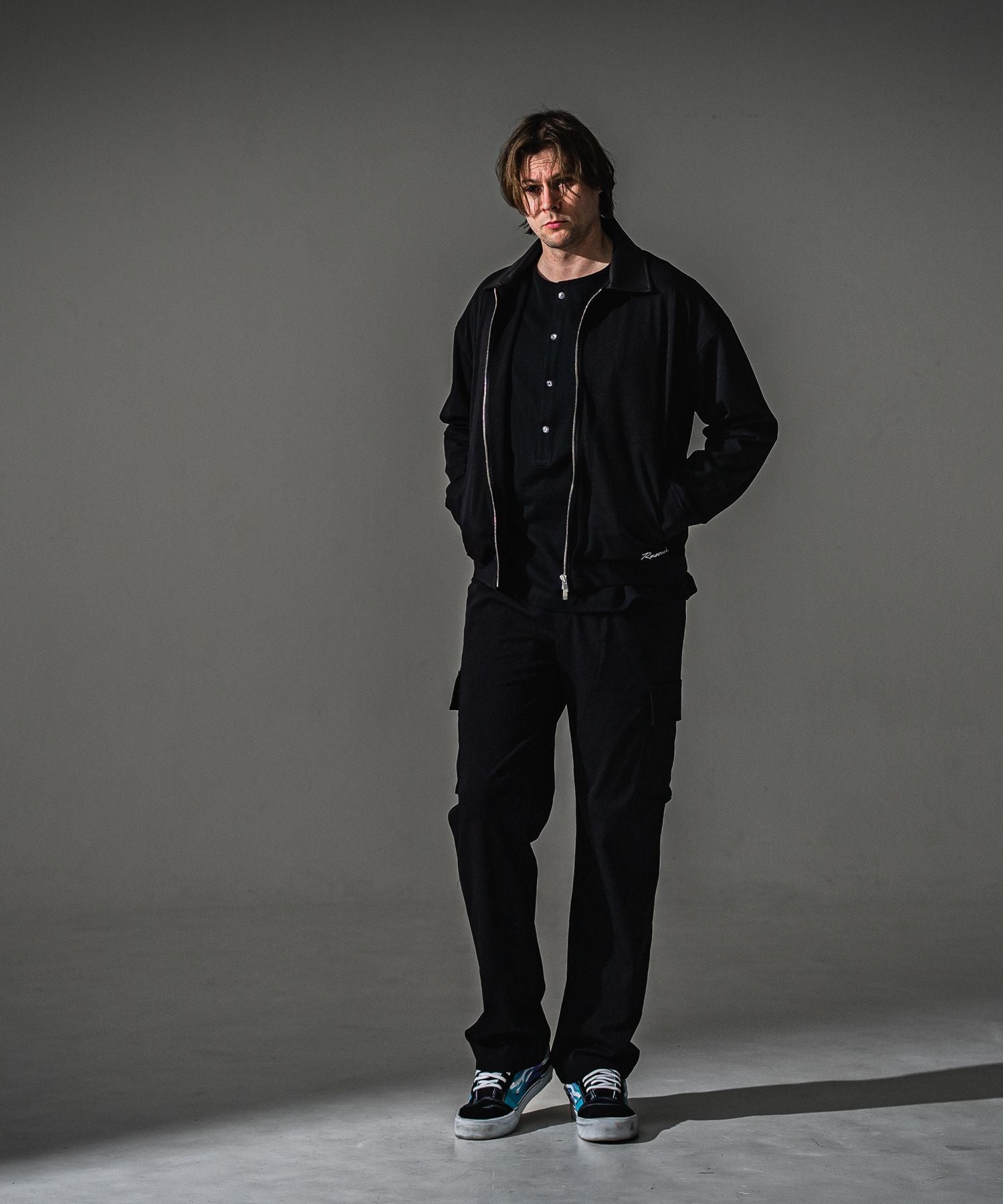 RESOUND CLOTHING リサウンドクロージング OVER HENRY LONGSLEAVE RC41-T-004 BLACK