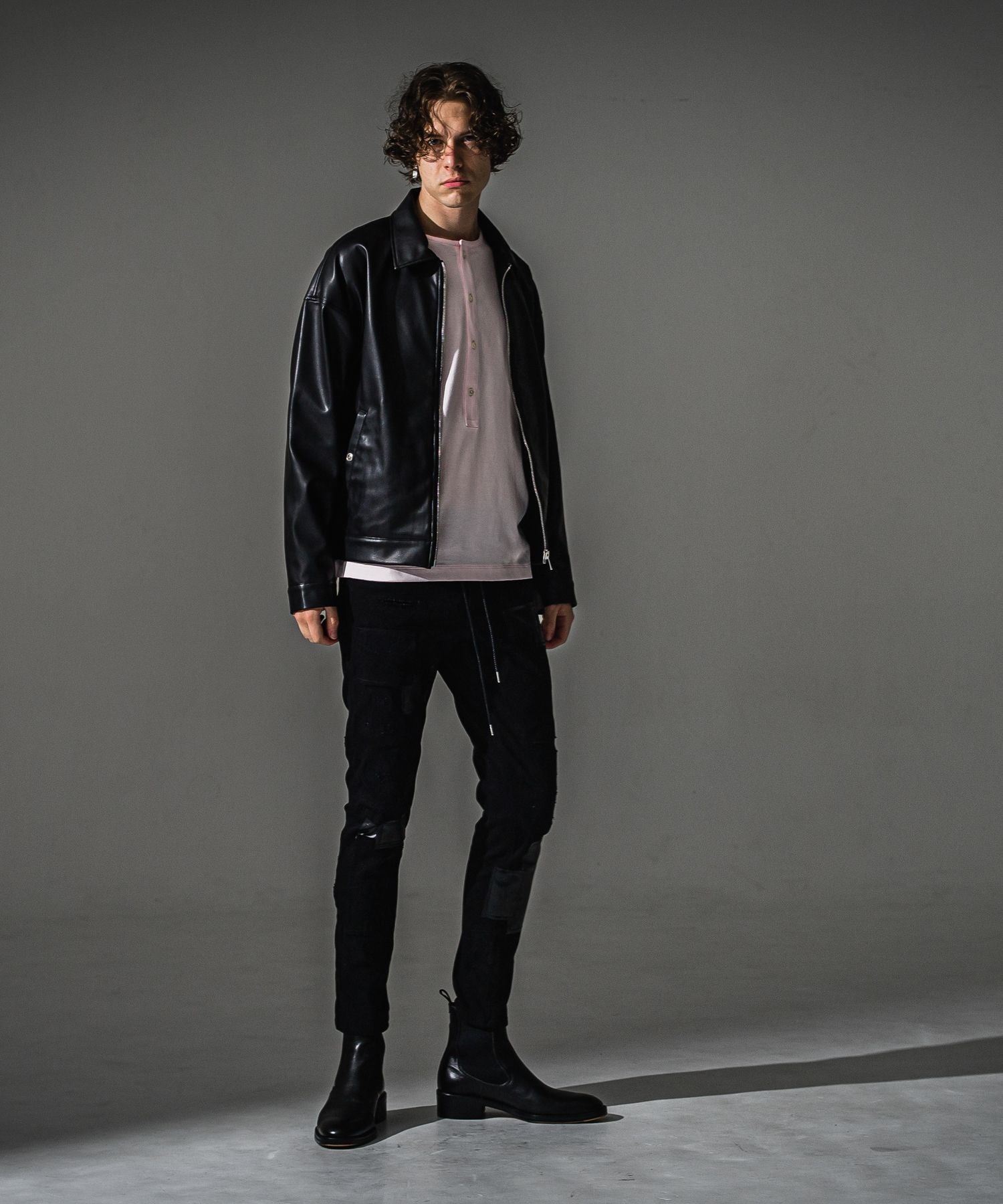 RESOUND CLOTHING リサウンドクロージング OVER HENRY LONGSLEAVE RC41-T-004 PINK
