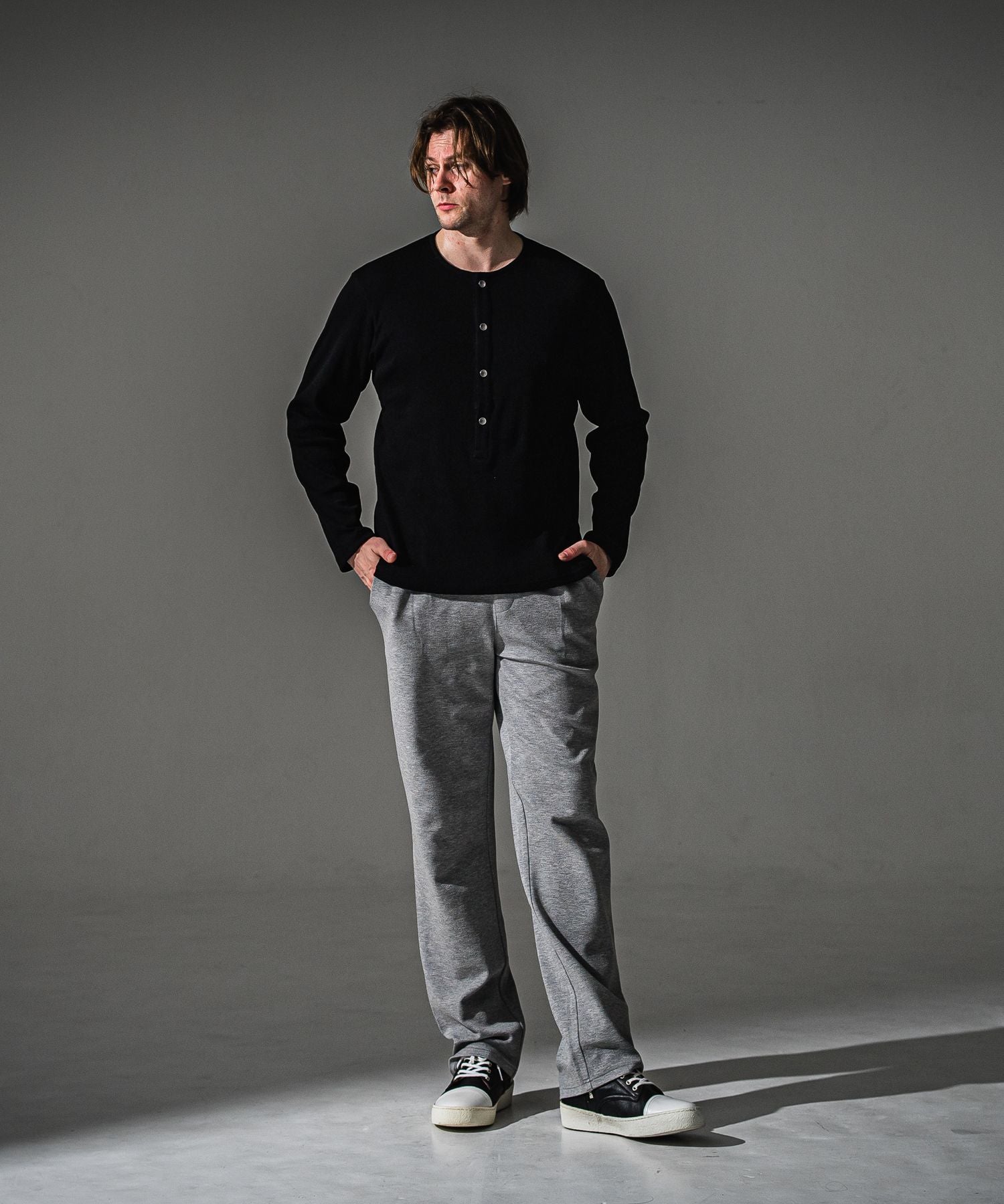 RESOUND CLOTHING リサウンドクロージング RIB HENRY LONGSLEAVE RC41-T-005 BLACK