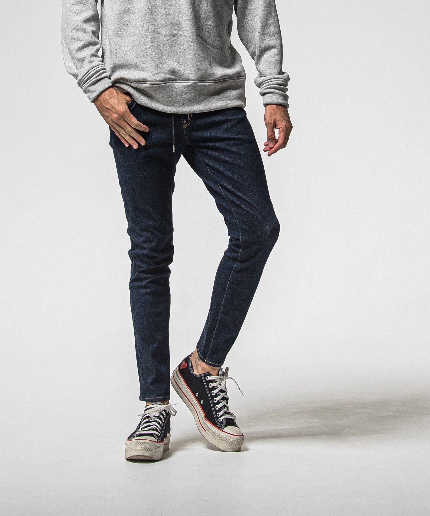 RESOUND CLOTHING リサウンドクロージング MICK DENIM JERSEY BASIC-ST-020 INDO/W