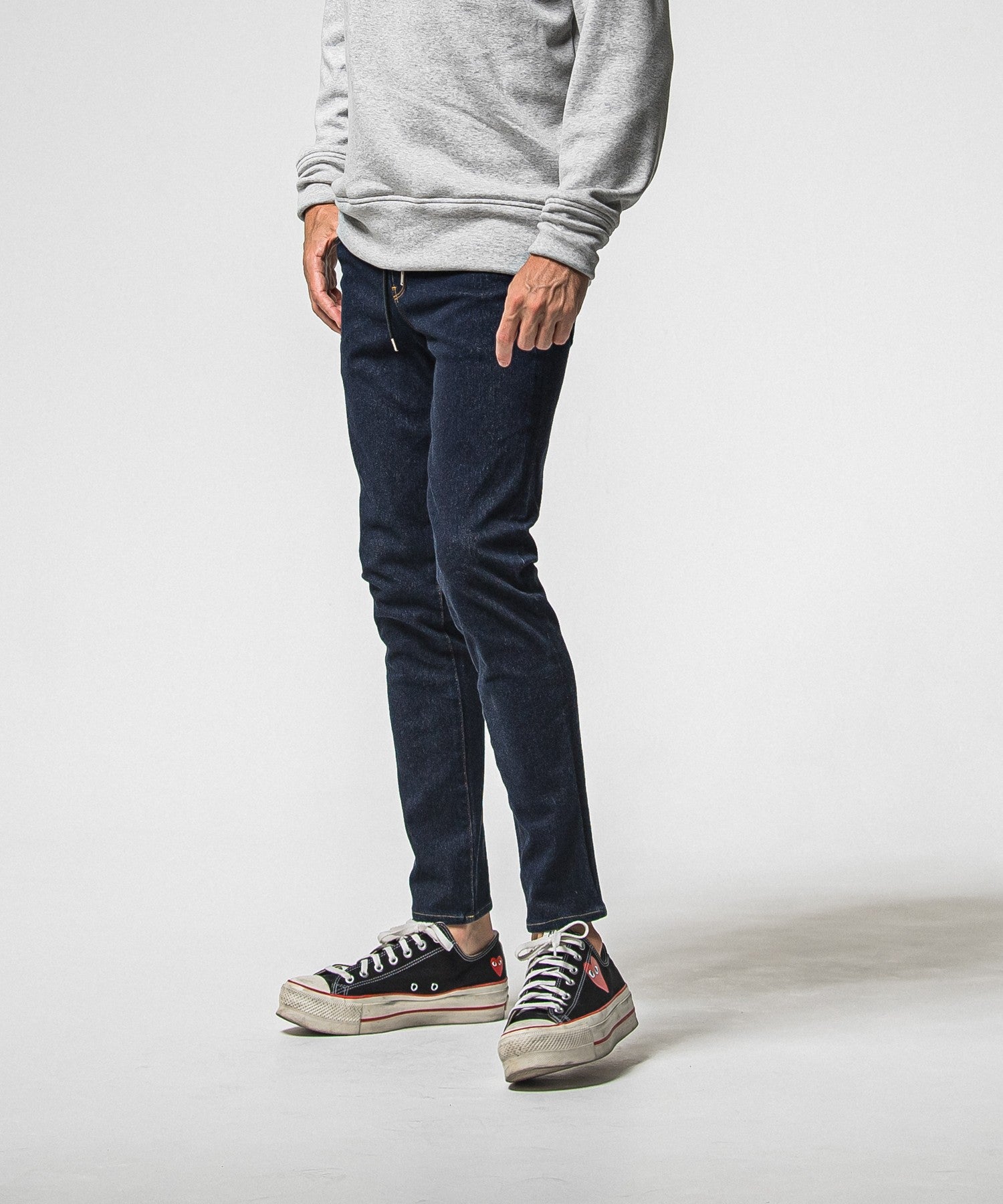 RESOUND CLOTHING リサウンドクロージング MICK DENIM JERSEY BASIC-ST-020 INDO/W