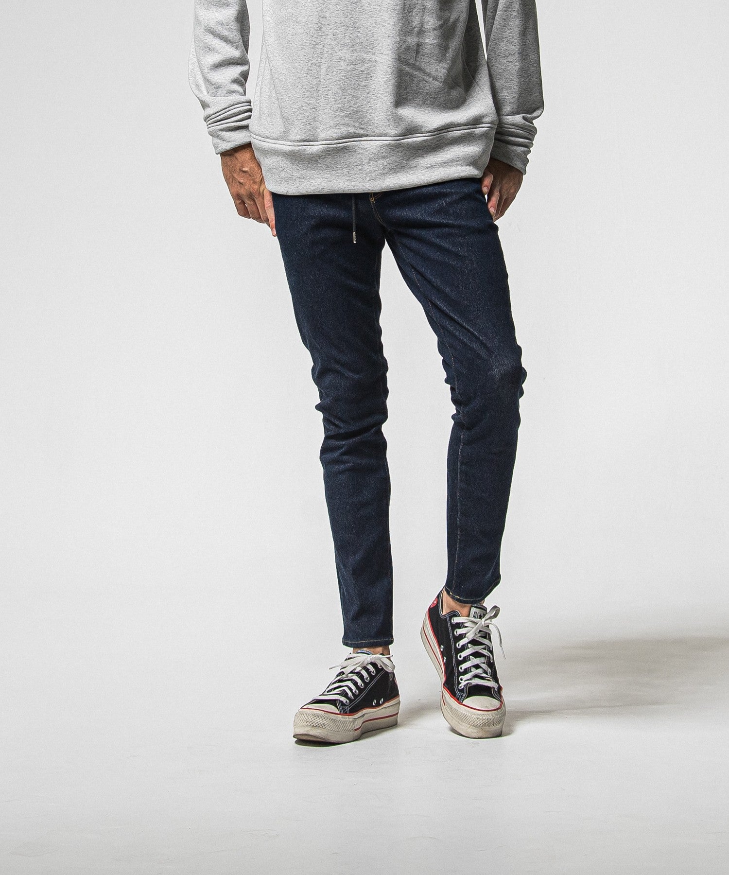 RESOUND CLOTHING リサウンドクロージング MICK DENIM JERSEY BASIC-ST-020 INDO/W