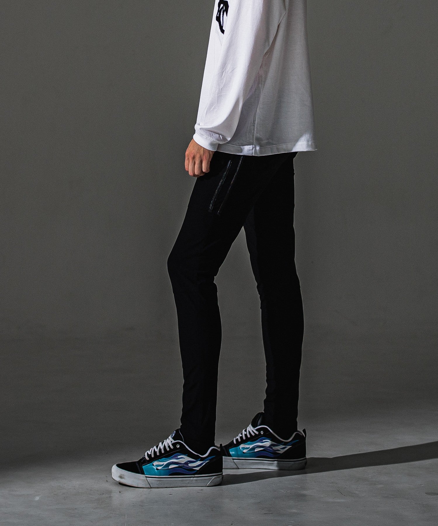 RESOUND CLOTHING リサウンドクロージング Johnson LINE NYLON PT BASIC-ST-009 BKWH