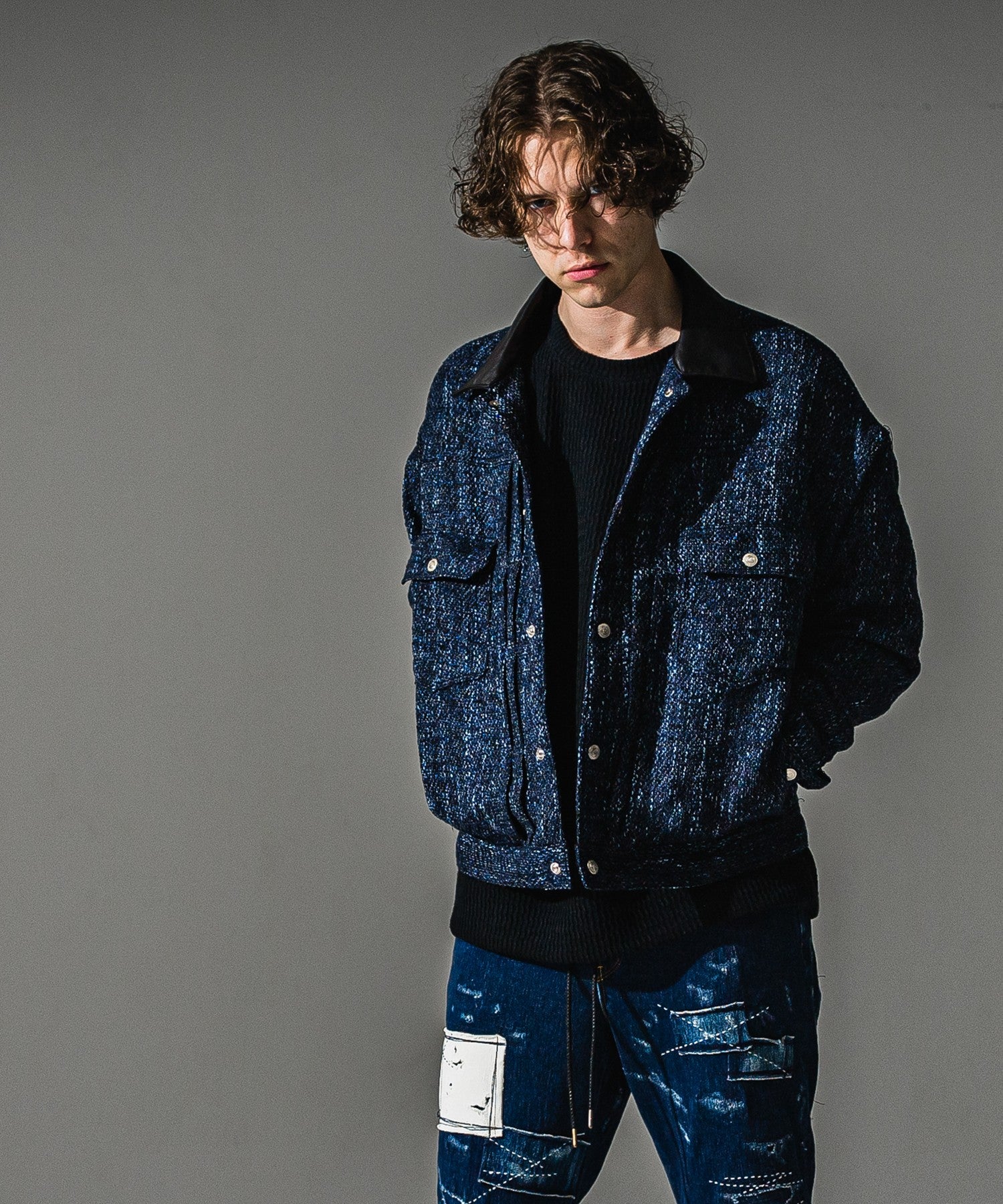 RESOUND CLOTHING リサウンドクロージング FCTWEED 2nd jk RC41-JK-002 NAVY