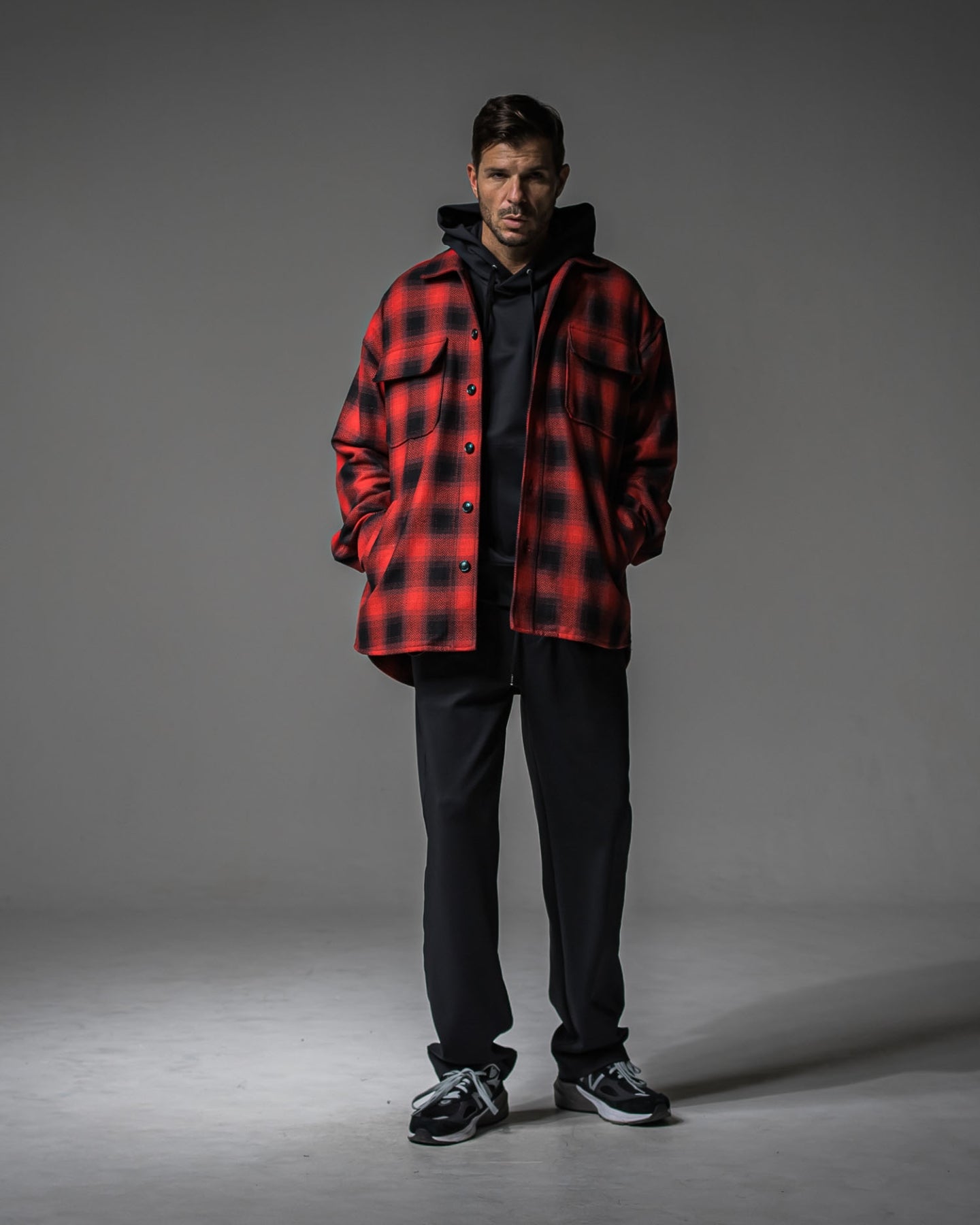 CHRIS EASY WIDE TUCK PANTS