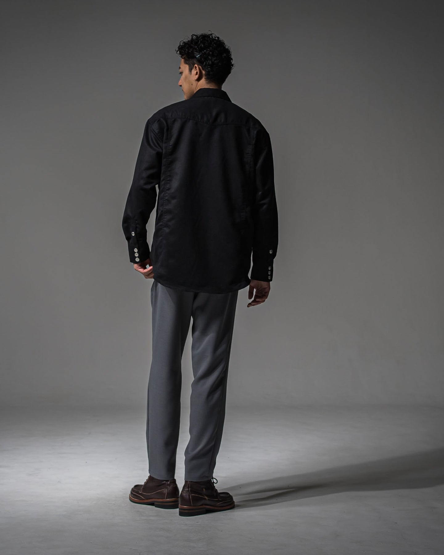 PAT WIDE EASY PANTS TWILLGREY RC37-ST-036BN