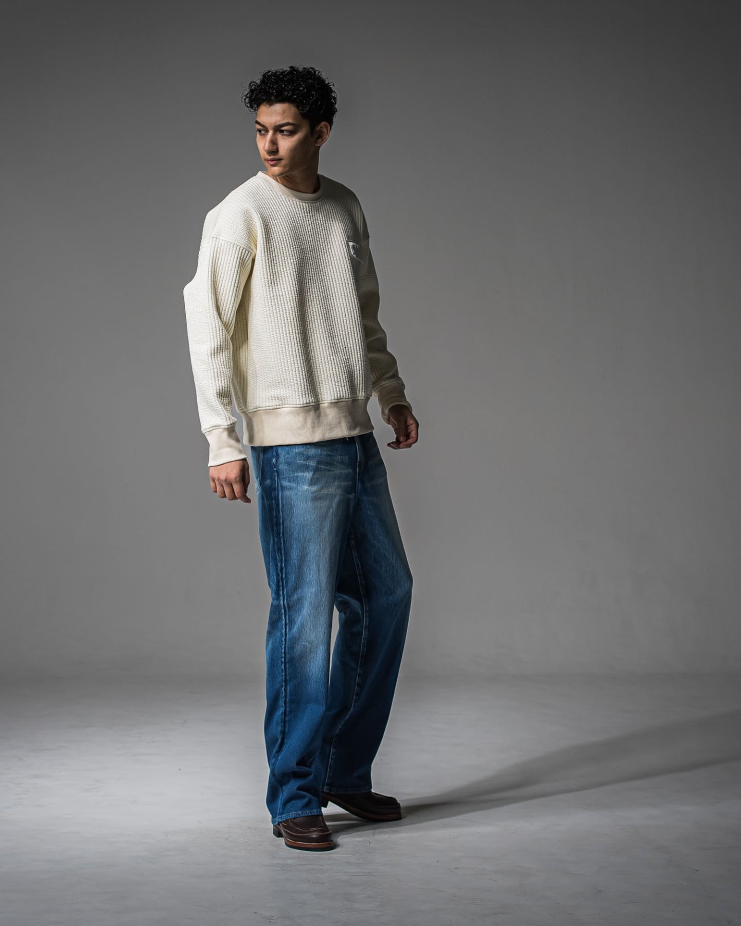 Stripe quilting drop trainer