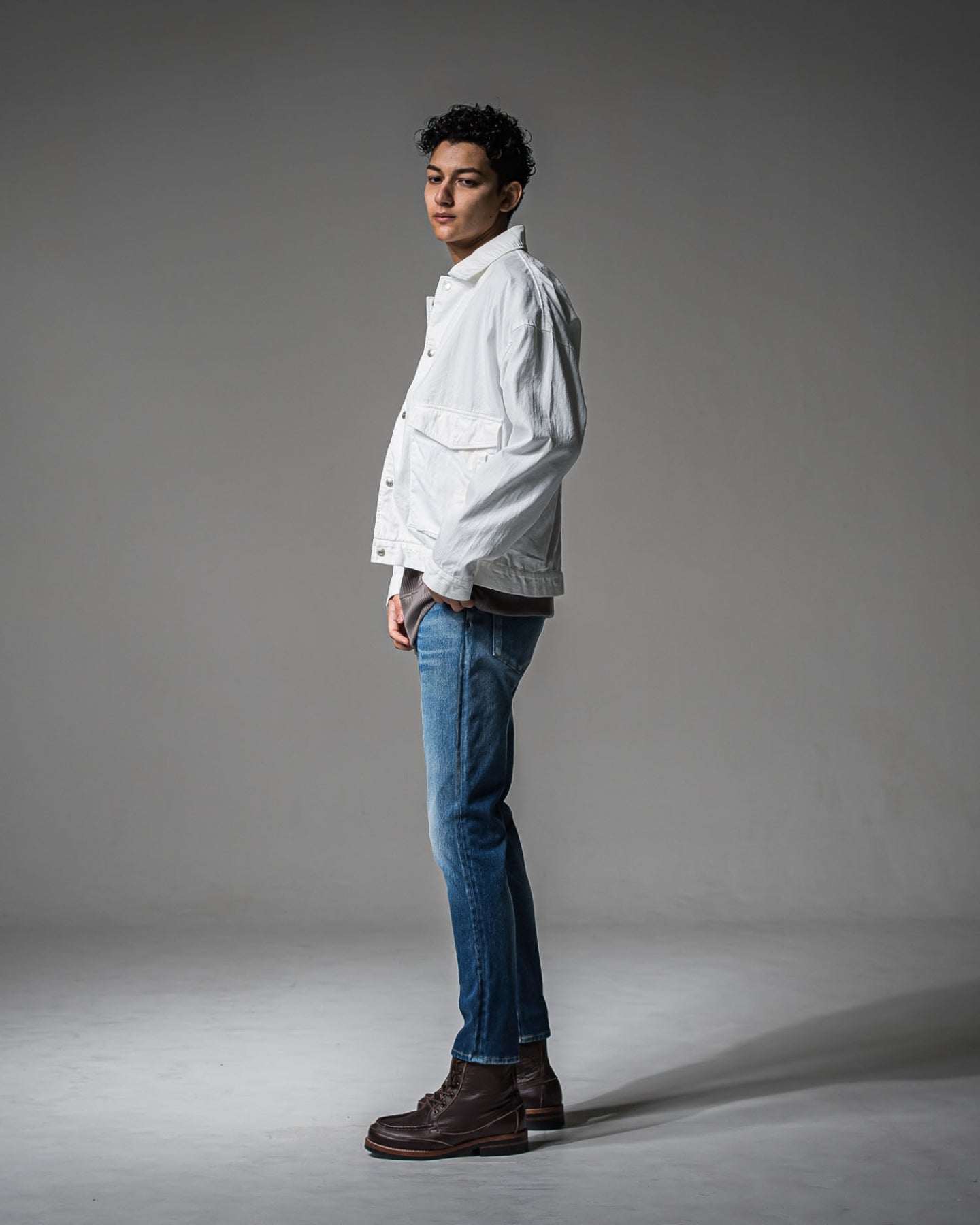 LDENIM AG flight jk RC37-JK-001 WHITE