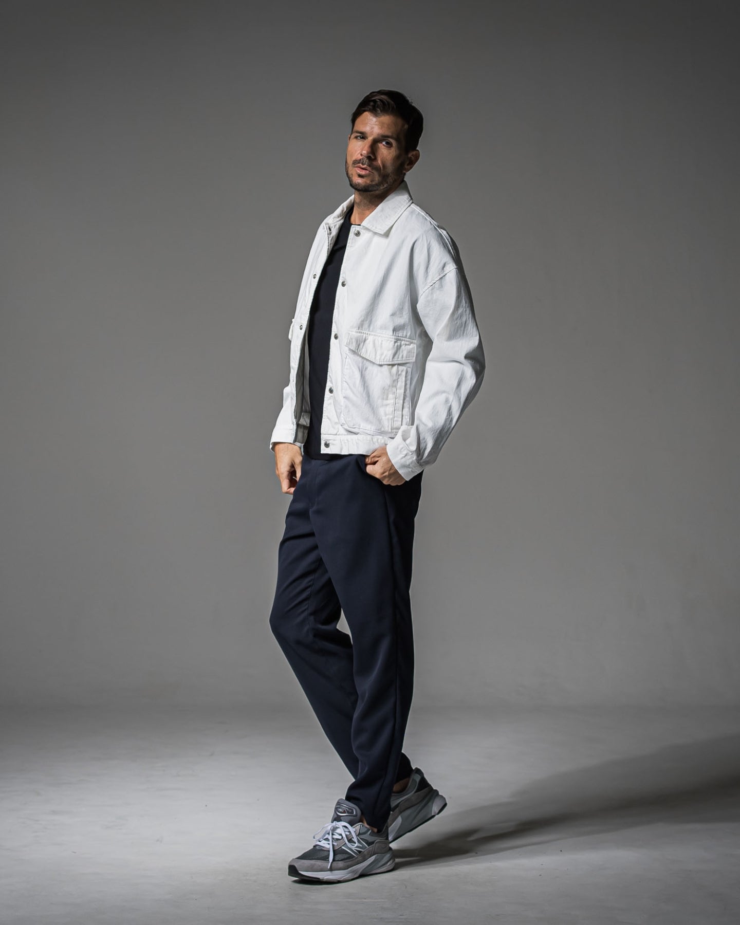 LDENIM AG flight jk RC37-JK-001 WHITE