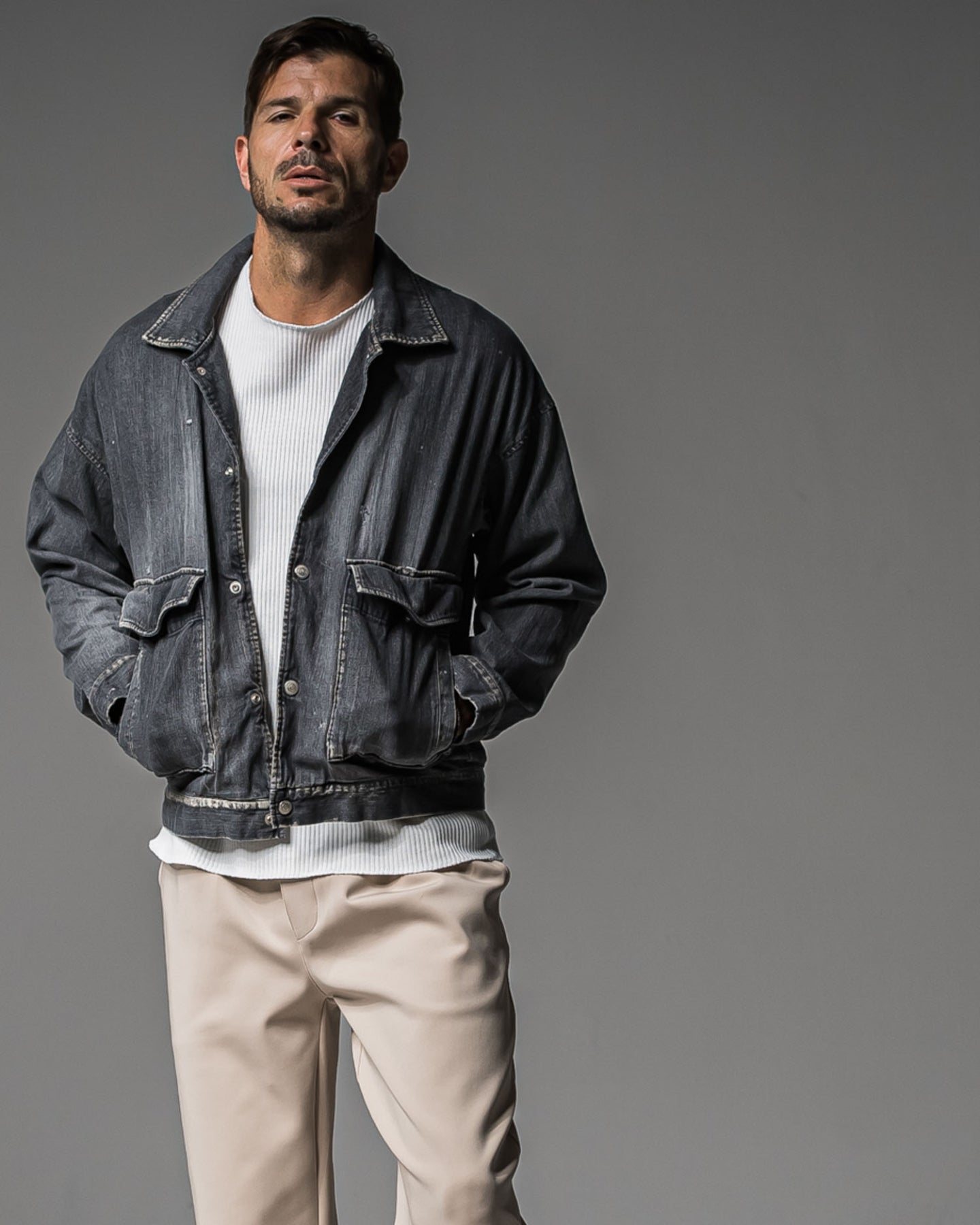 LDENIM AG flight jk RC37-JK-0012 BKUSED