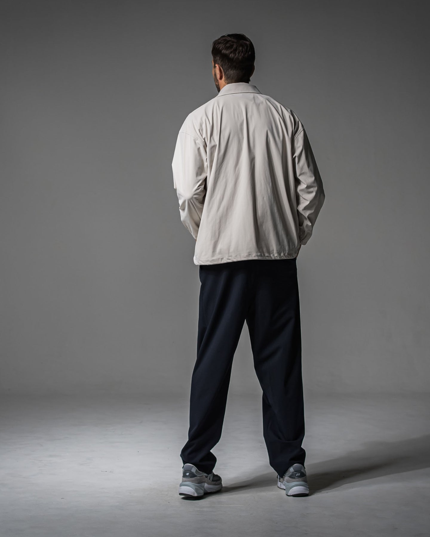 NYLON COACH JACKET GREYGE RC-37-JK-009