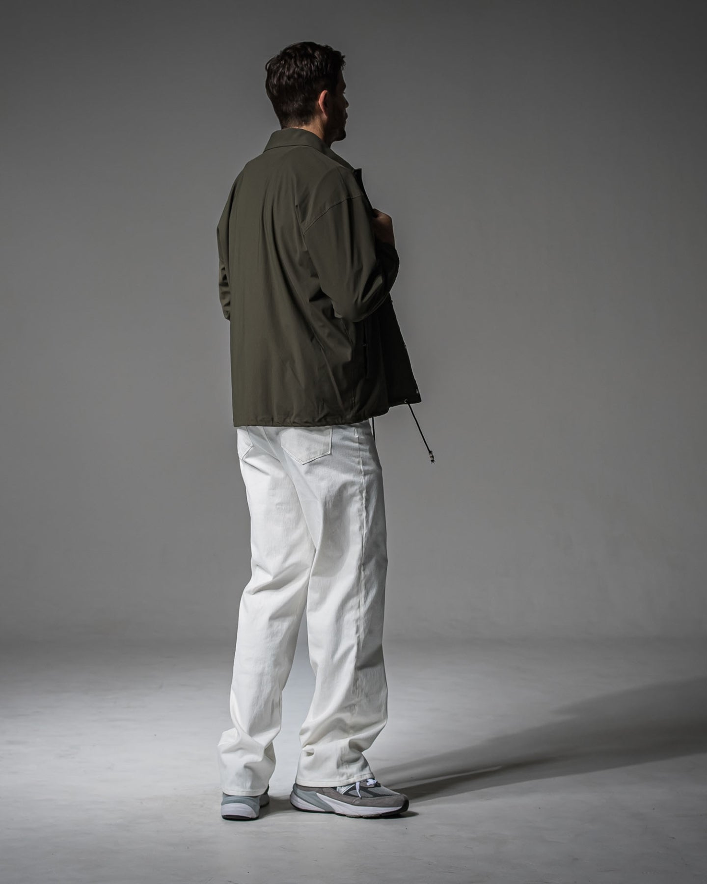 NYLON COACH JACKET KHAKI RC-37-JK-009