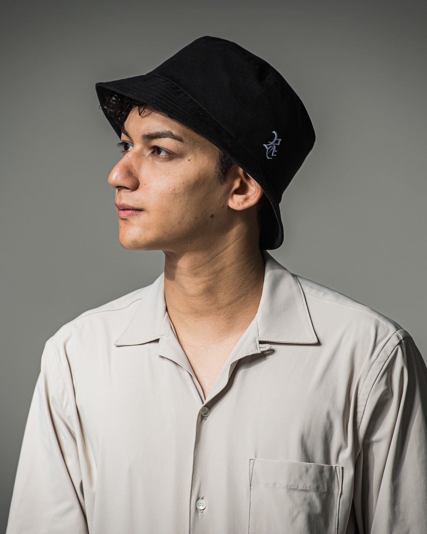 Suede bucket hat