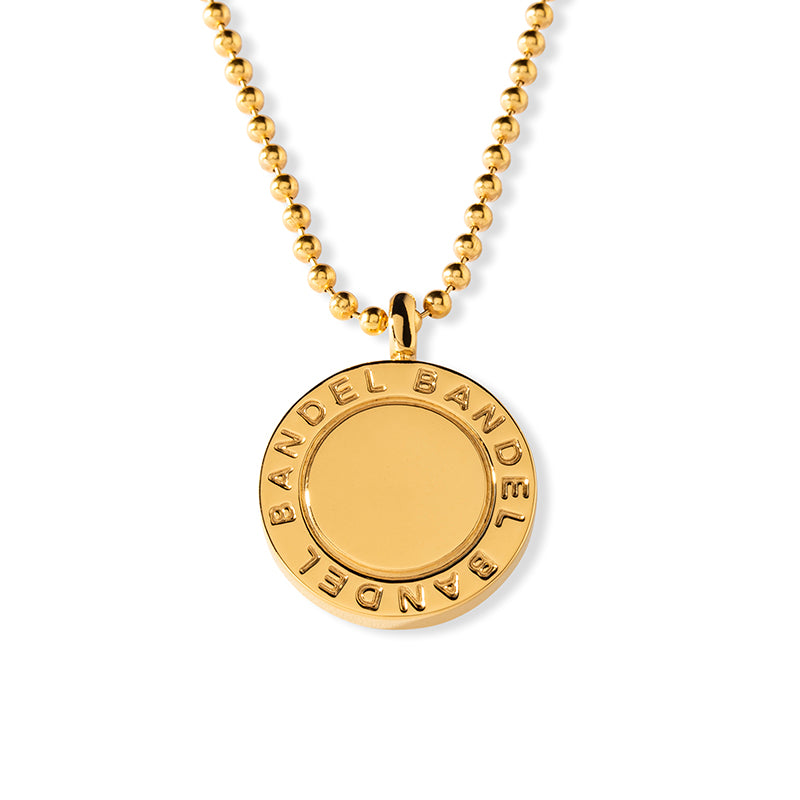 BANDEL バンデル TITANIUM チタン Necklace Gold Large size