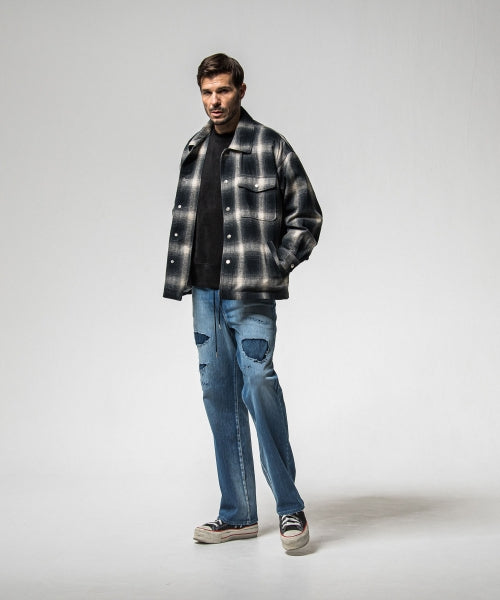 flannel check JK