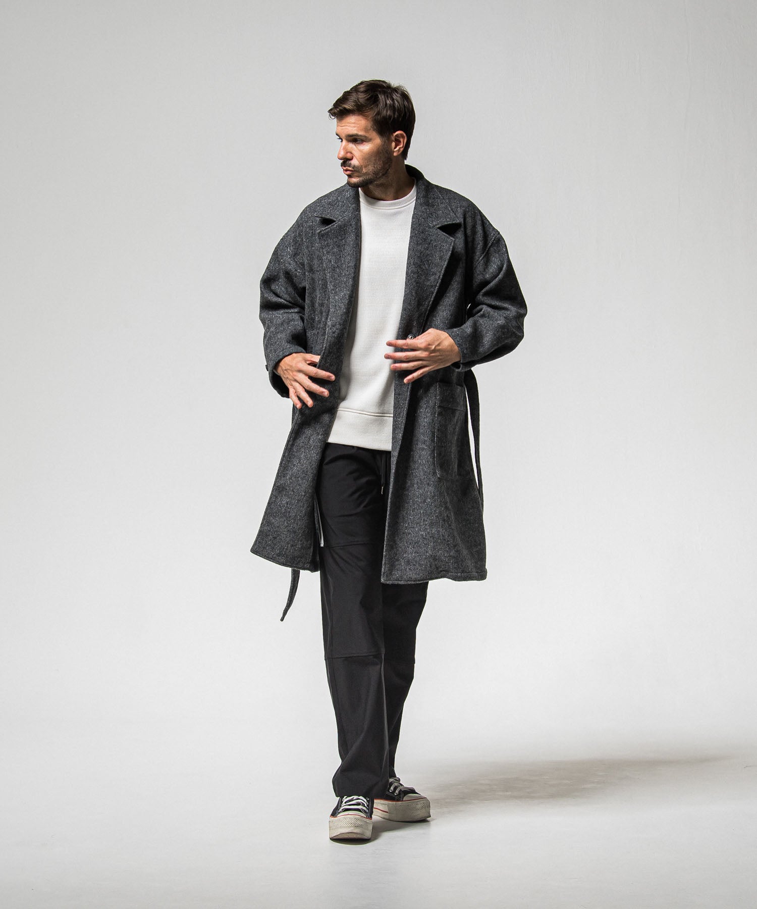 velours fleece thermal loose trainer