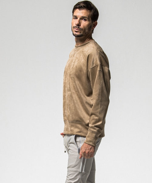 suede drop trainer