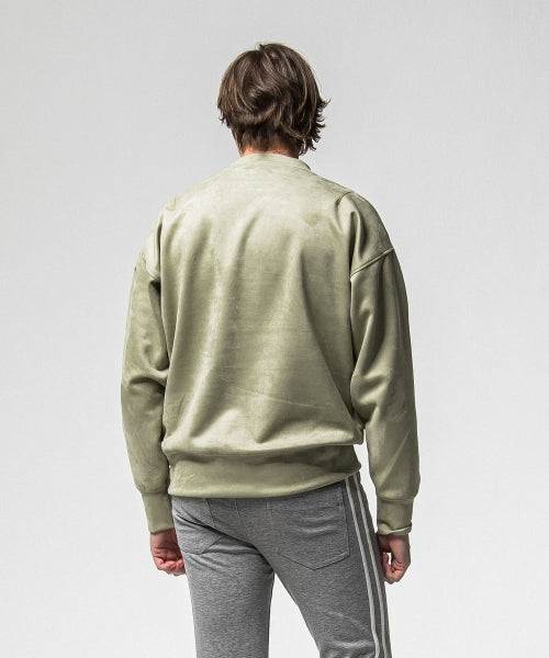 suede drop trainer