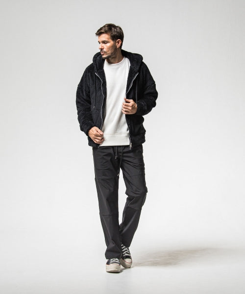 BOA zip loose hoodie
