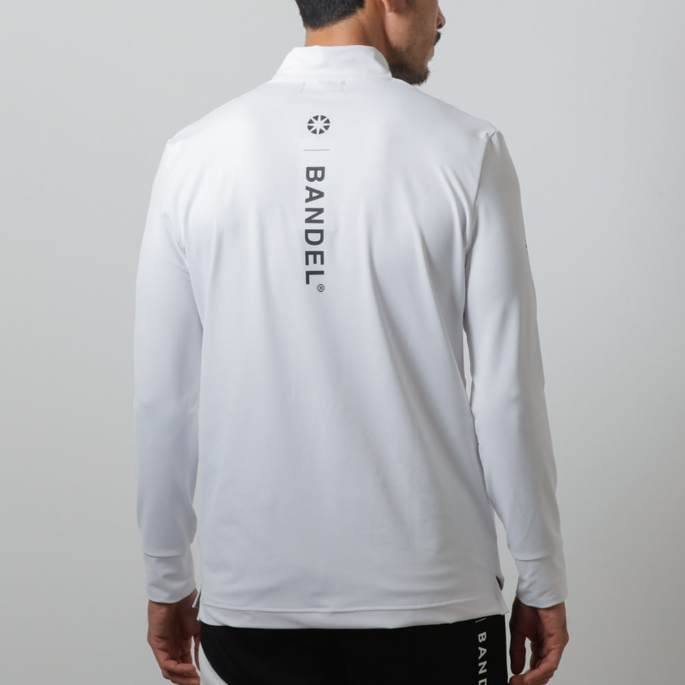 BANDEL GOLF バンデルゴルフ モックネック ロング BASIC L/S MOCK T SHIRTS BGI-BLSM WHITE ホワイト