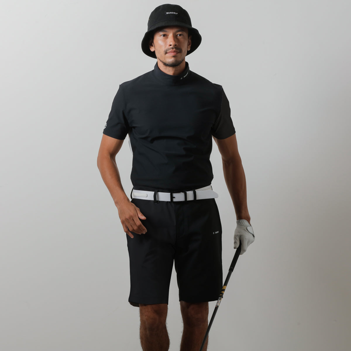 BANDEL GOLF バンデルゴルフ ショートパンツ BASIC COMBINATION HALF PANTS BGI-3SCHP BLACK ブラック