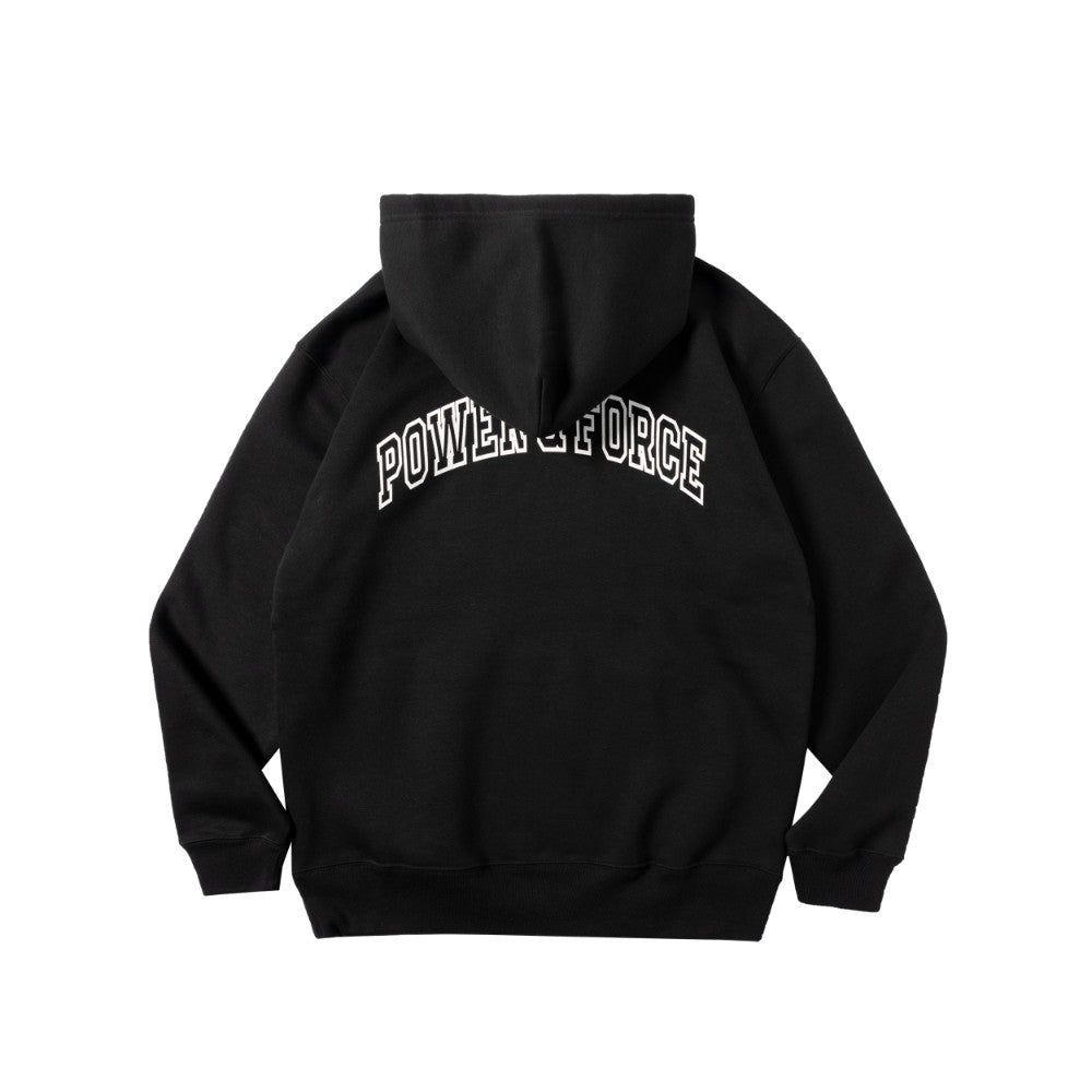 BANDEL バンデル フーディー POWER&FORCE ARCH LOGO HOODIE HD033A BLACK ブラック