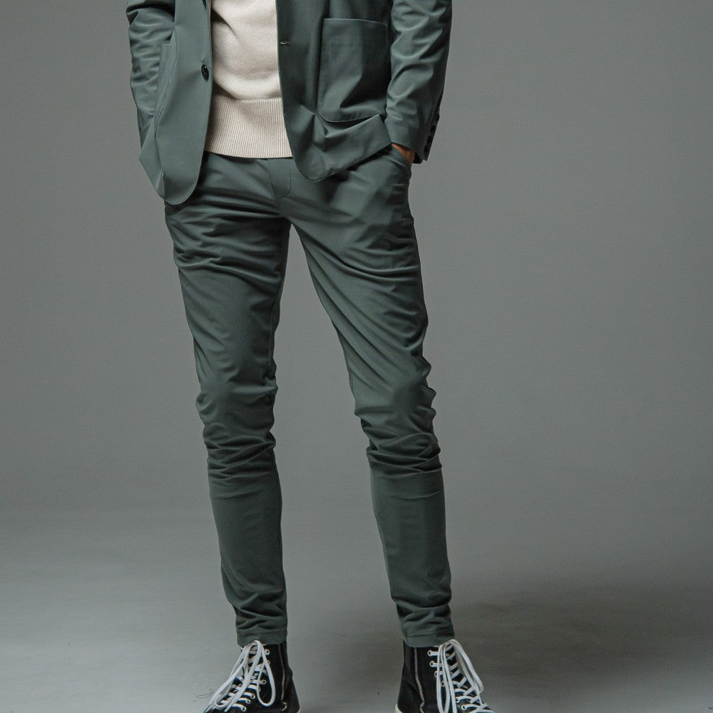 RESOUND CLOTHING リサウンド クロージング ロングパンツ CHRIS EASY TUCK PANTS RC29-ST-016T KHAKI