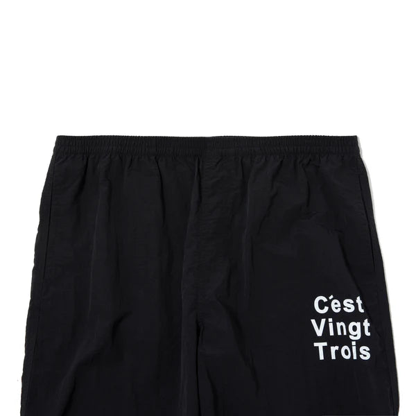 XXIII セヴァントゥア CVT NYLON STANDARD PANTS BLK