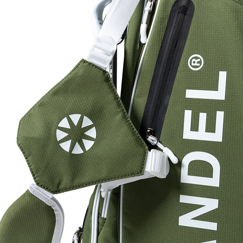 BANDEL × elitegrips D-Type 9.5inch キャディバッグ BGE-6SCB スタンド仕様 軽量 / KHAKI