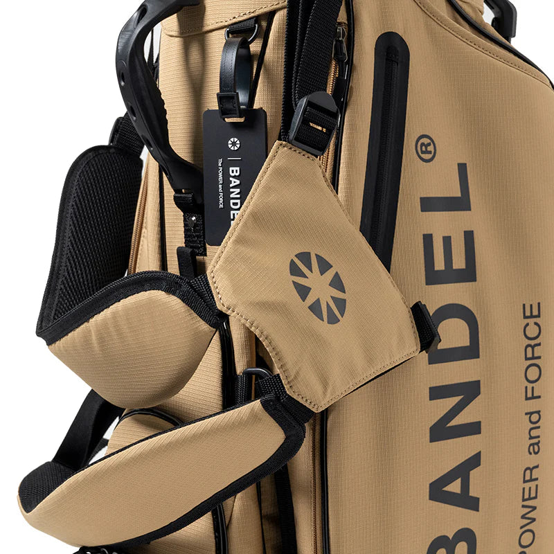BANDEL × elitegrips D-Type 9.5inch キャディバッグ BGE-6SCB スタンド仕様 軽量 / BEIGE