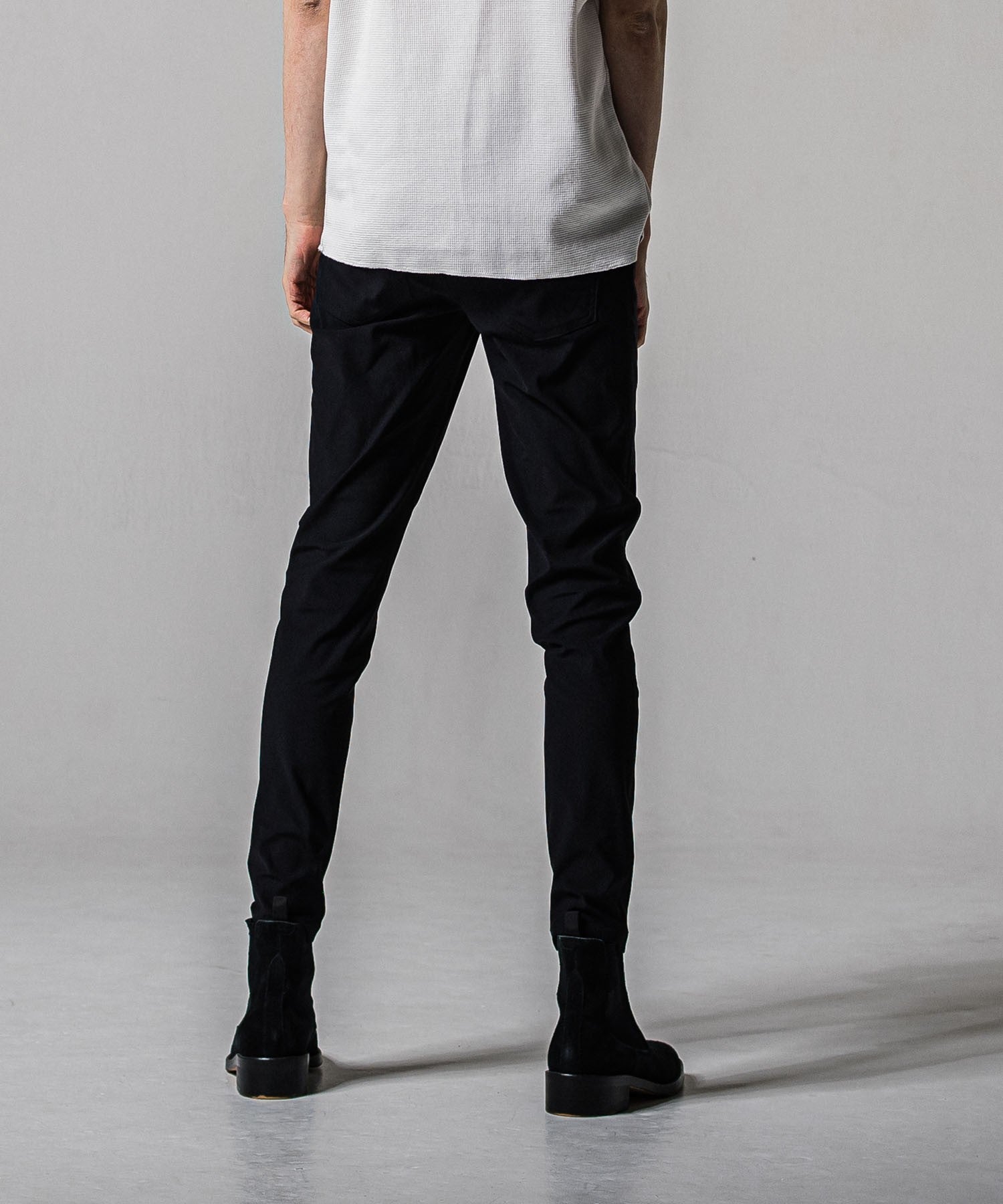 CHRIS EASY TUCK PANTS BLACK