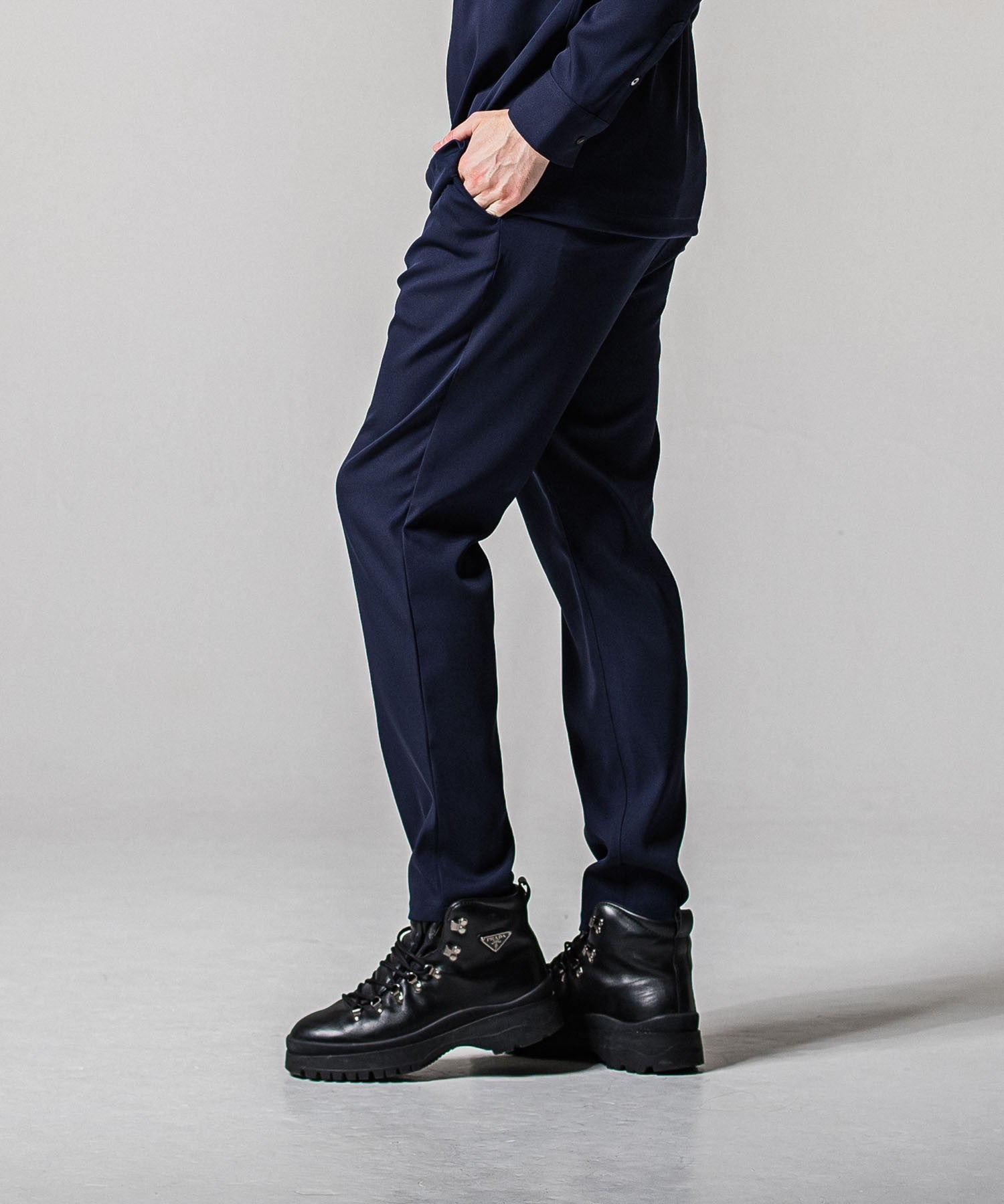 RESOUND CLOTHING リサウンドクロージング PAT WIDE EASY PANTS RC39-ST-036BN NAVY